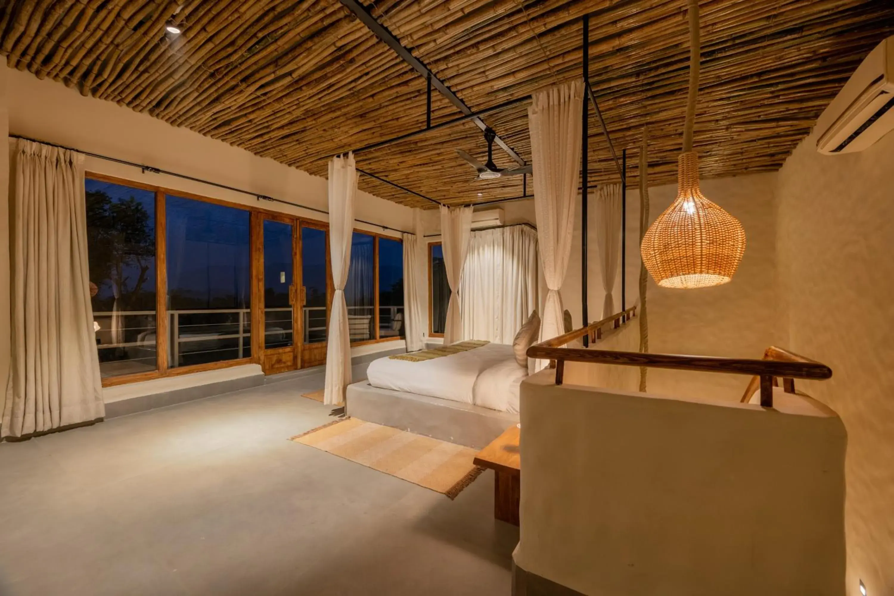 Bed in Utsav Camp Sariska Bed in Utsav Camp Sariska