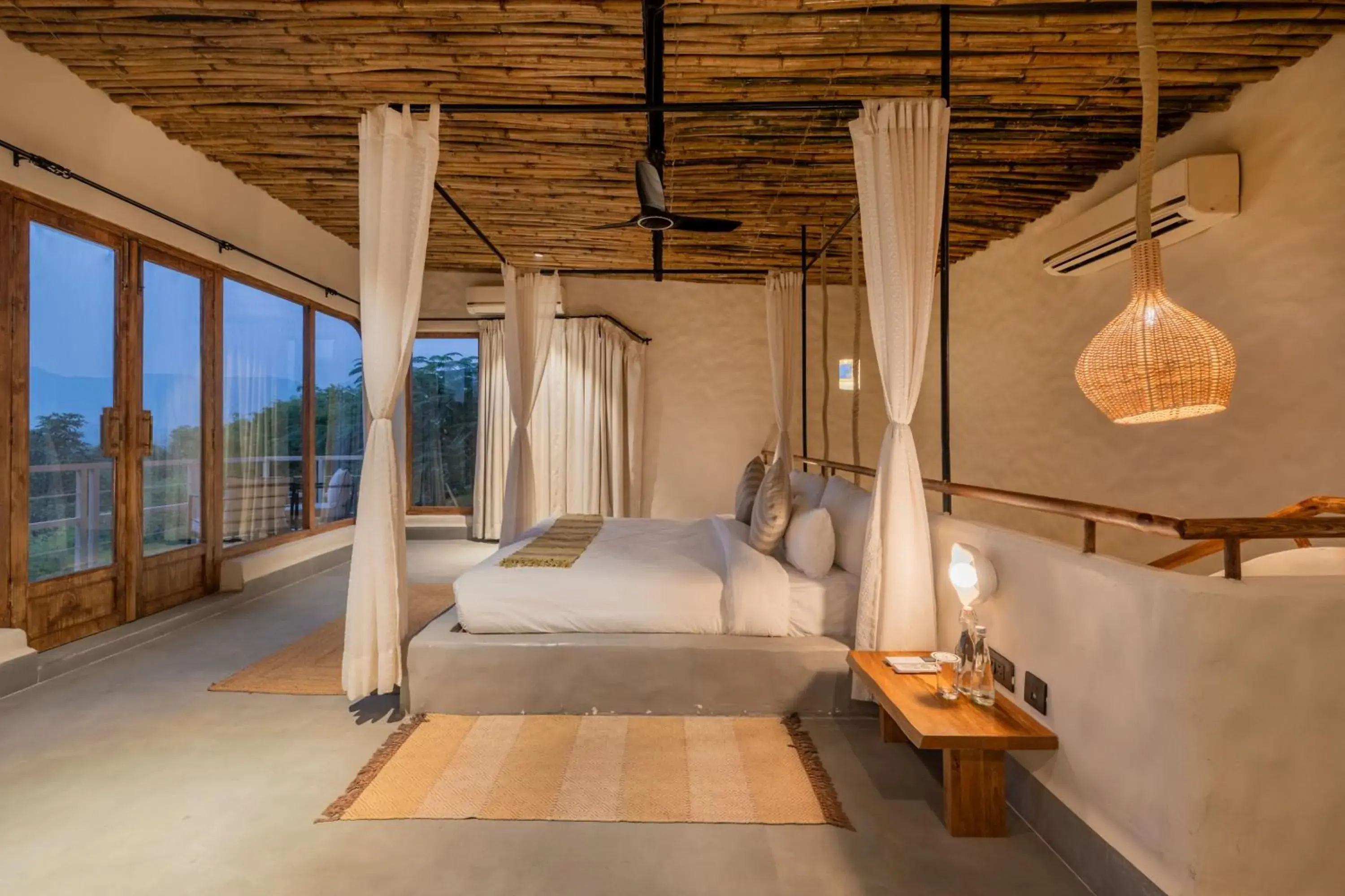 Bed in Utsav Camp Sariska Bed in Utsav Camp Sariska