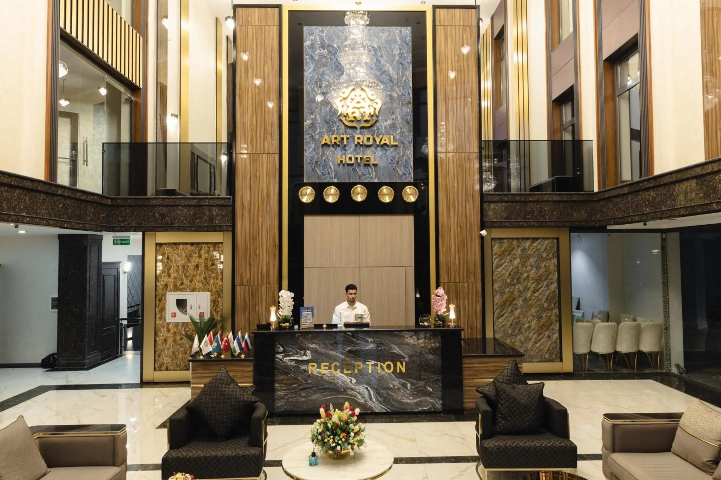 Lobby or reception in Art Royal