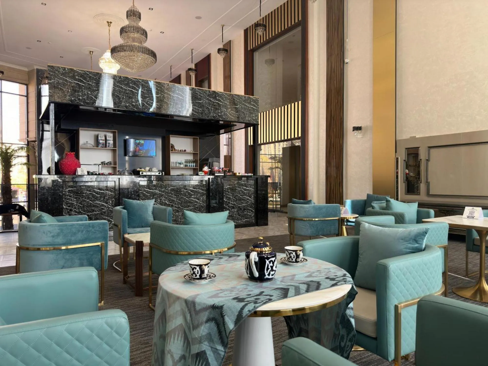 Seating area in Art Royal