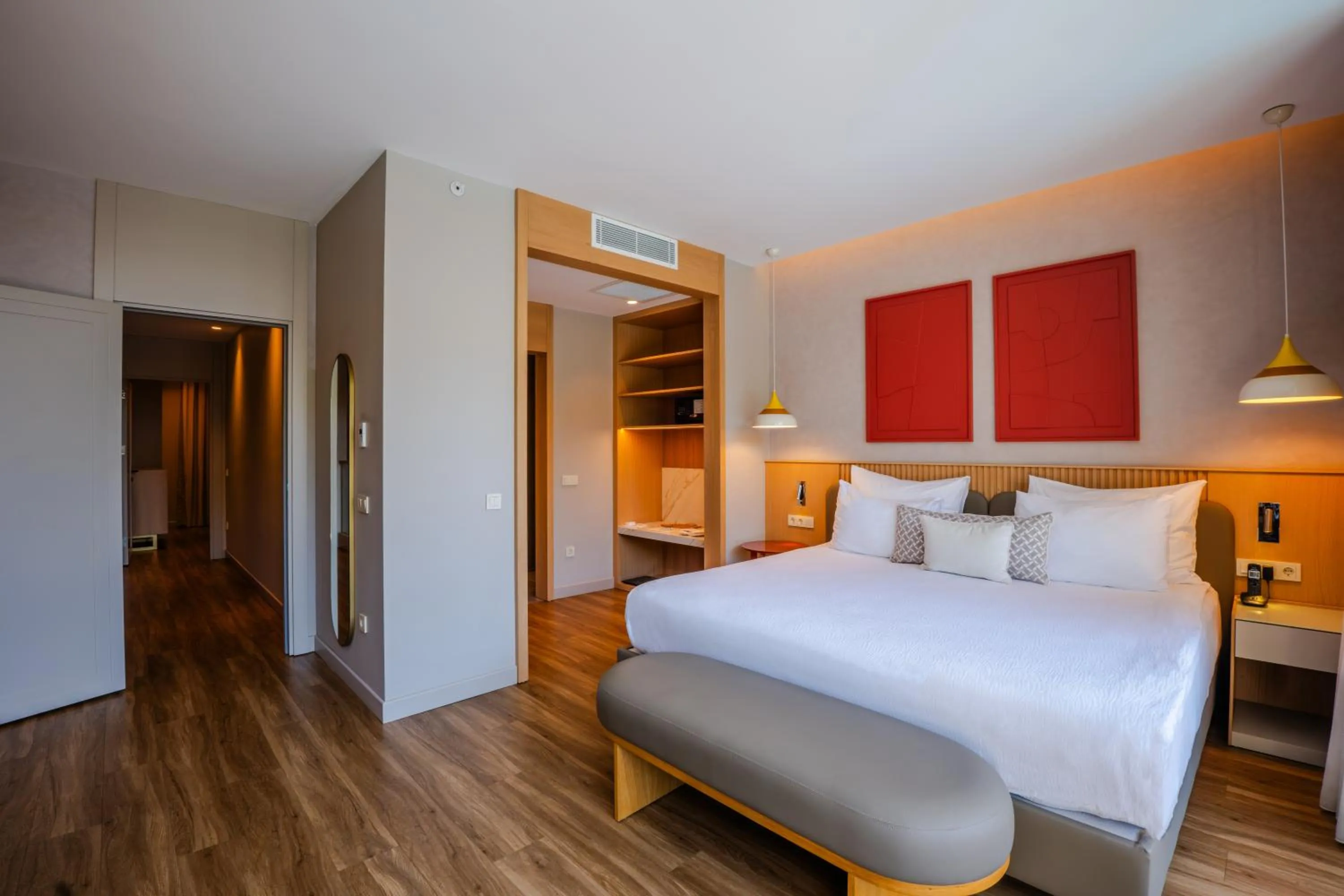 Bedroom, Bed in Trendy Lara