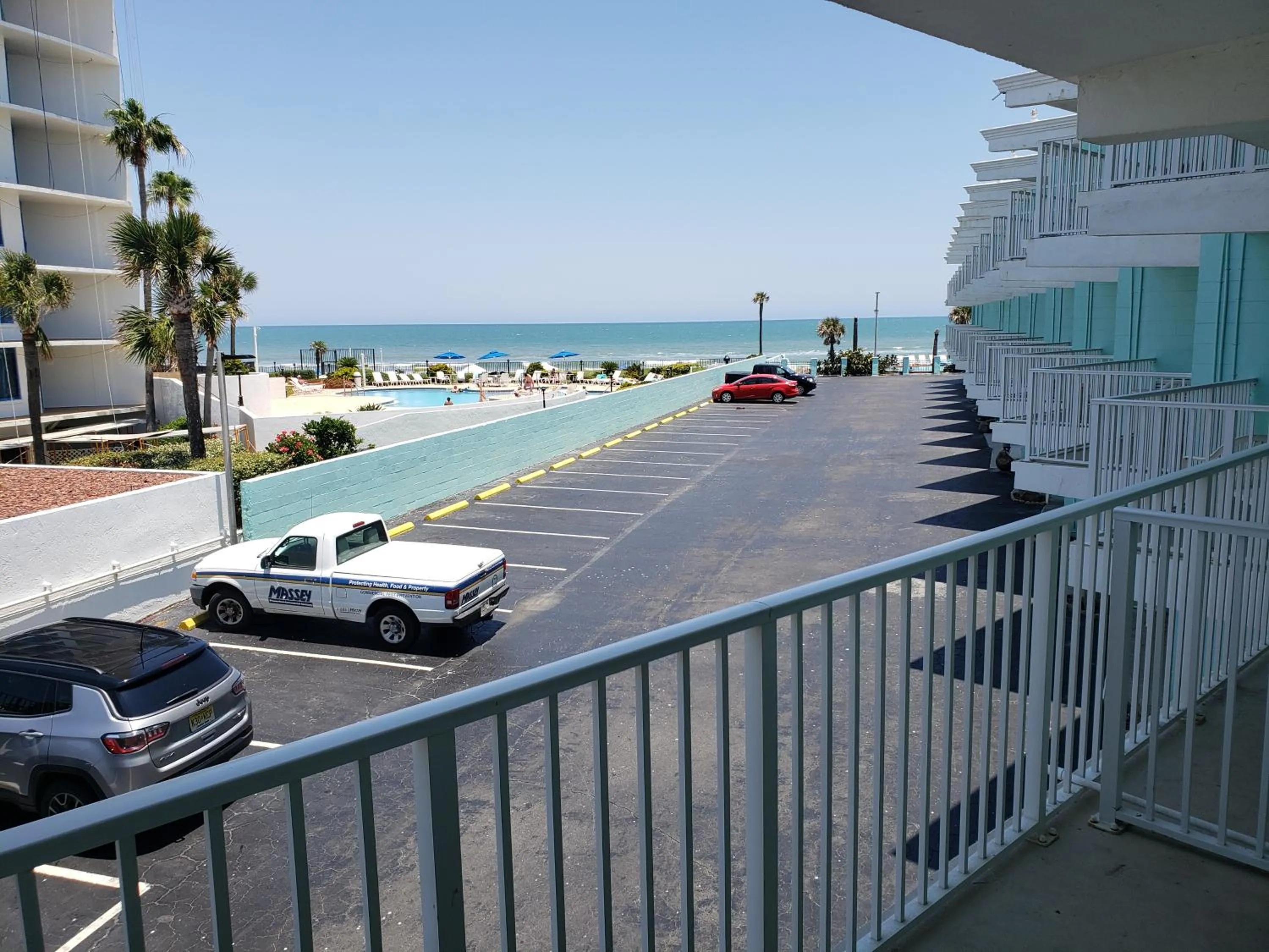 Balcony/Terrace in SeaScape Inn - Daytona Beach Shores