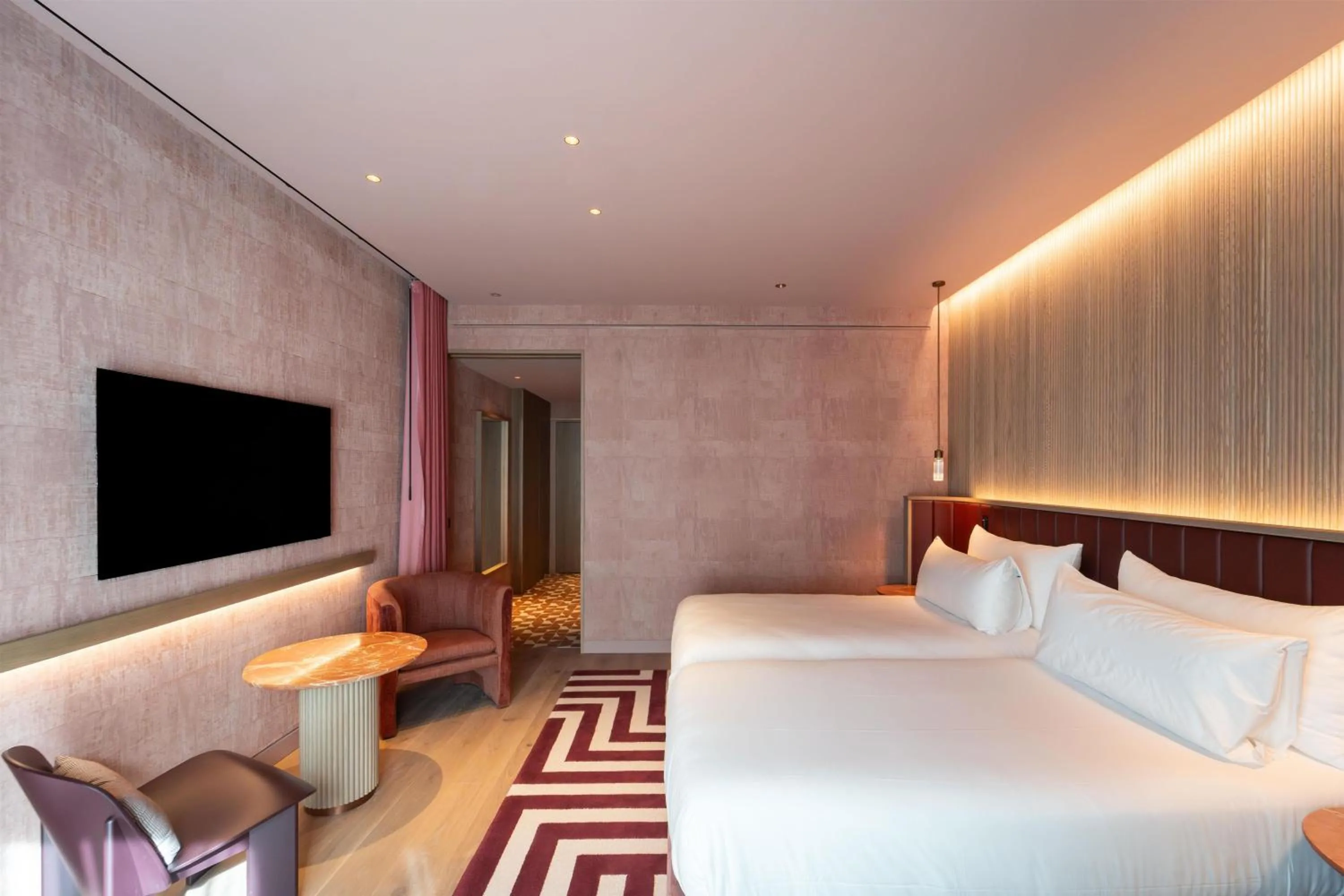 Double Room with Two Double Beds and Gallery in Palacio Bellas Artes San Sebastian, Curio Collection Hilton