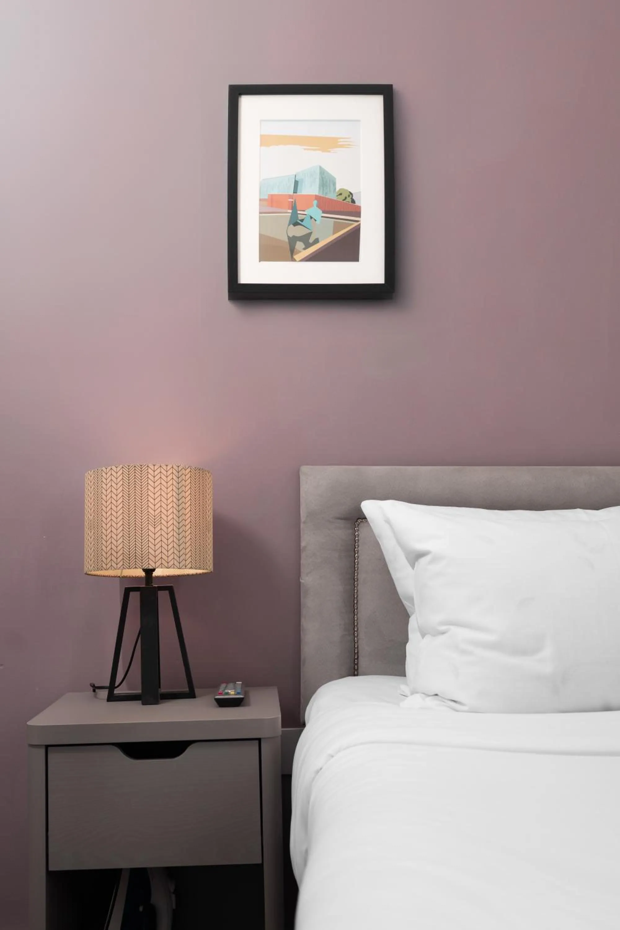 Bed in Harbour Hub Hotel