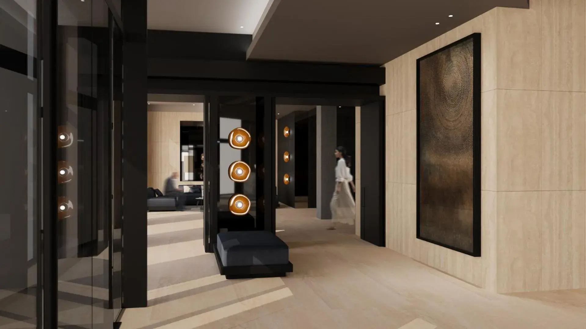 Lobby or reception in Palazzo Loreto Hotel Milano Lobby or reception in Palazzo Loreto Hotel Milano