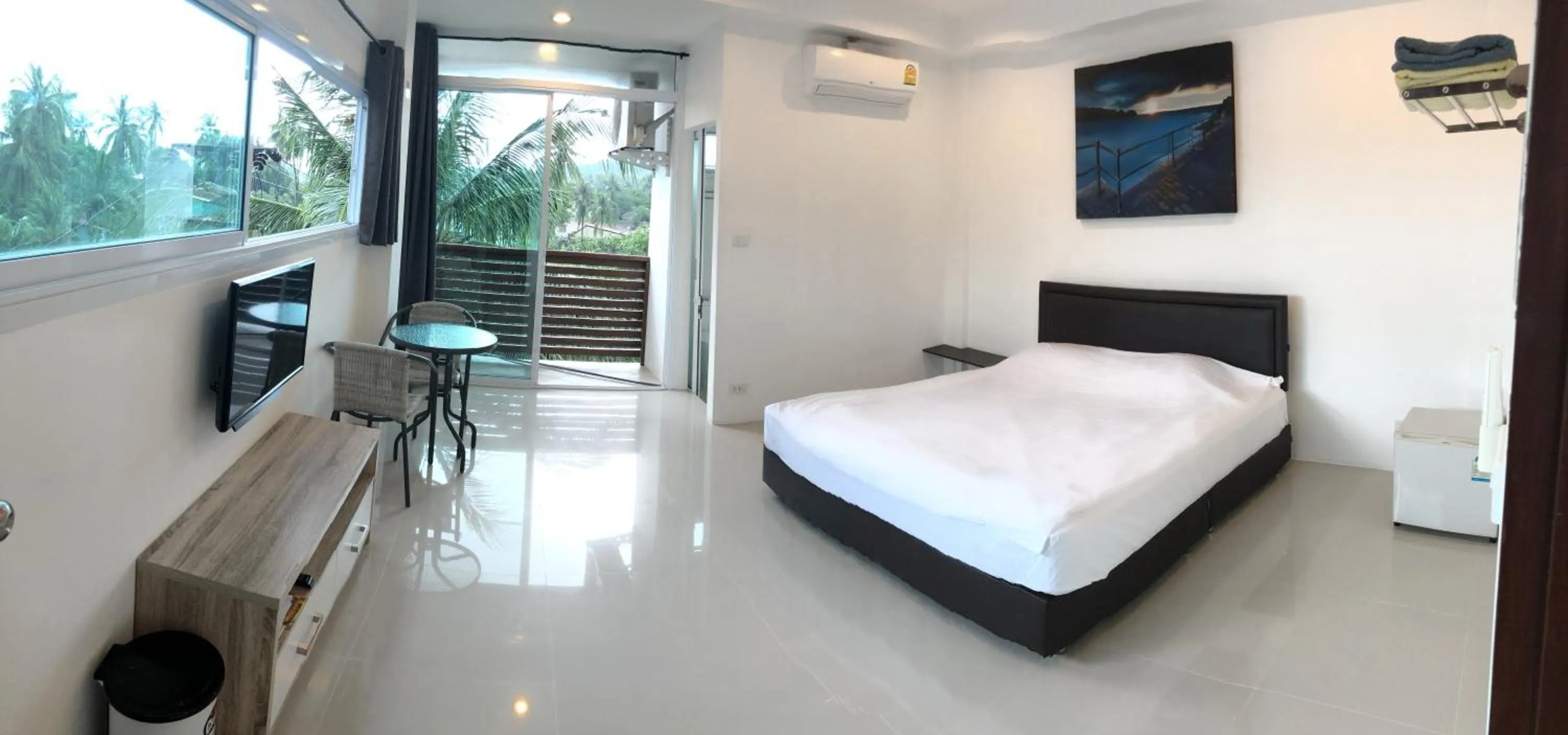 Bed in Sleep inn Samui