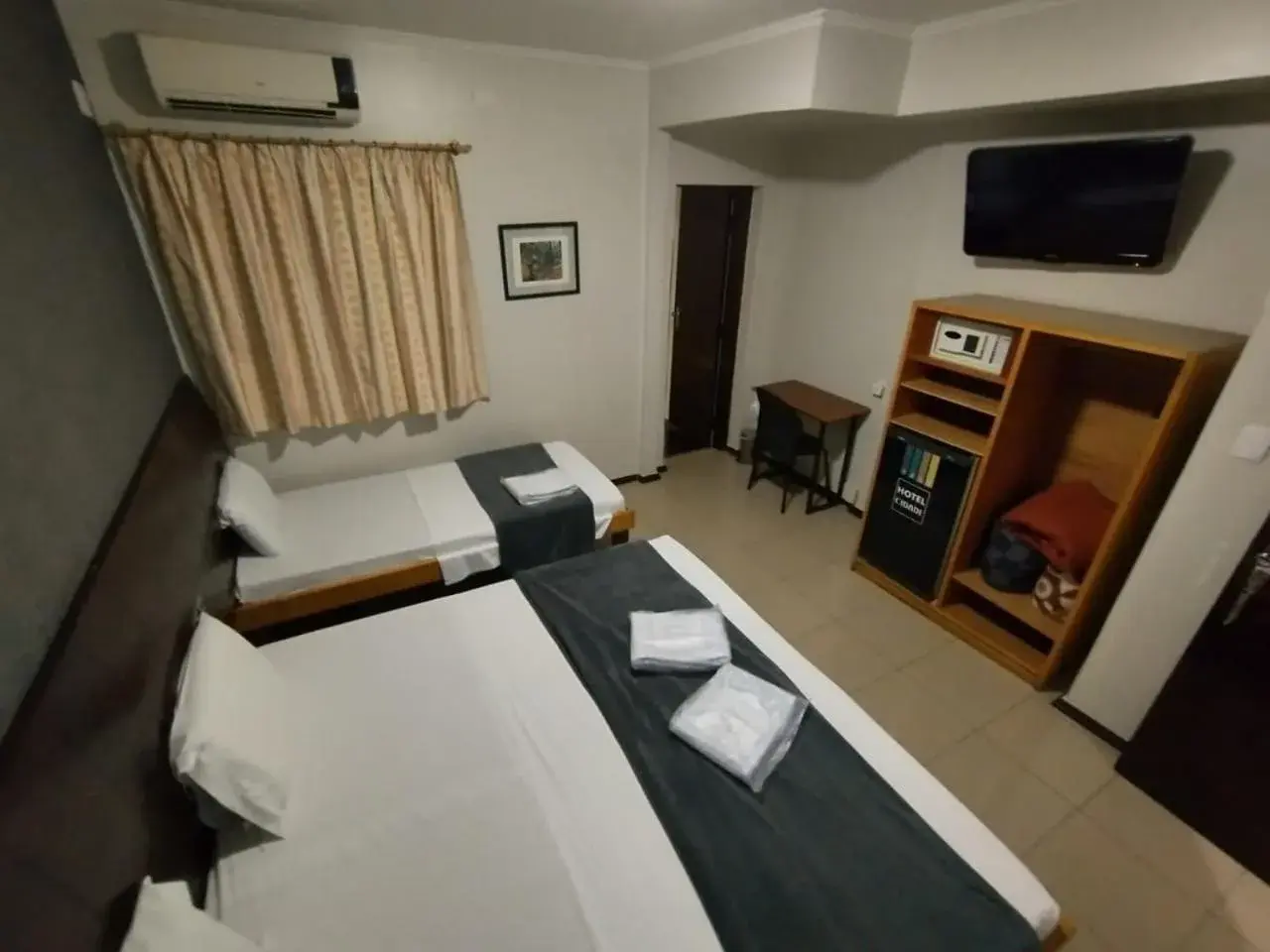 Bed in Hotel Cidade Bed in Hotel Cidade