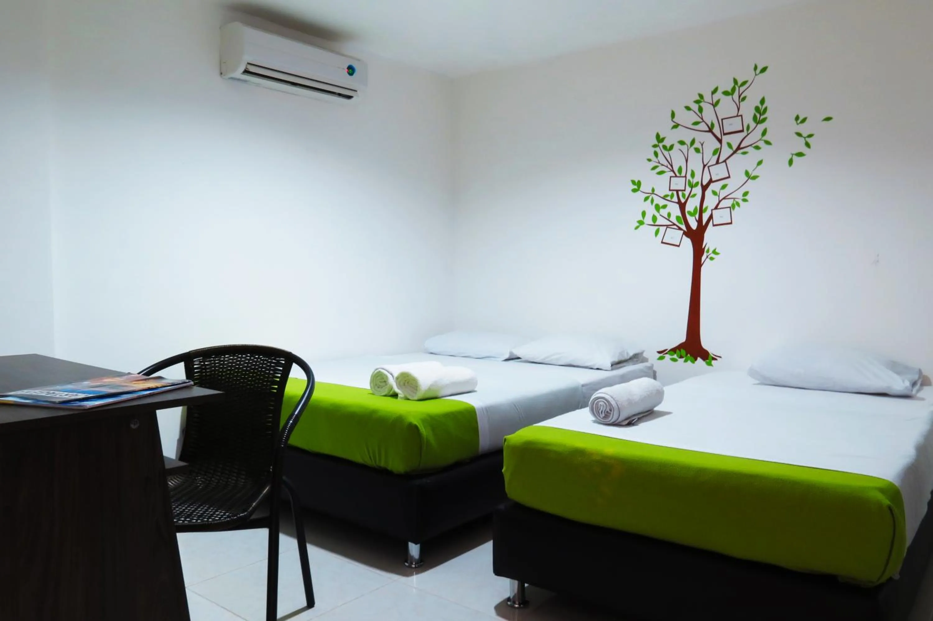 Bed in Hotel Plaza Roma