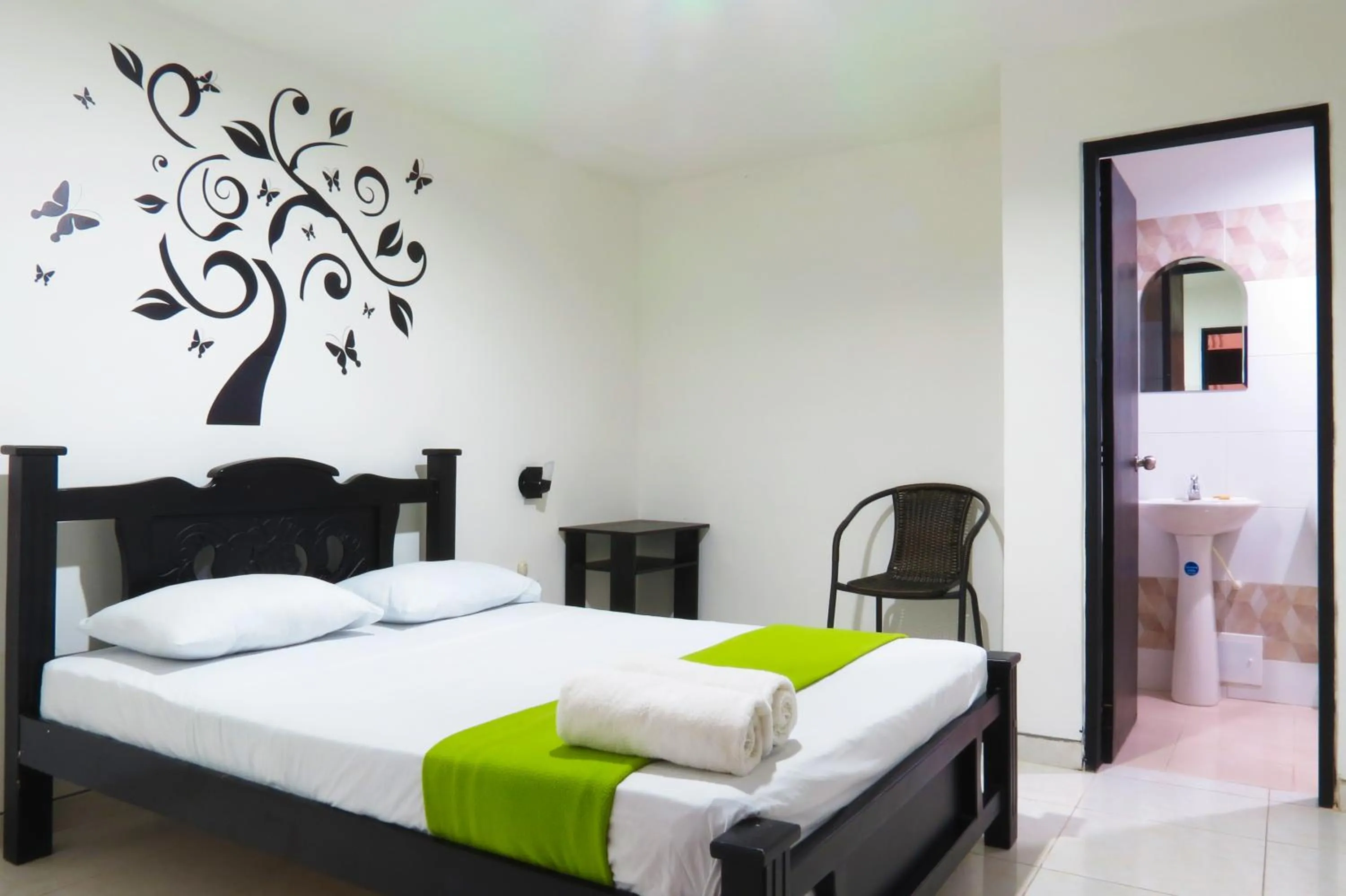 Bed in Hotel Plaza Roma