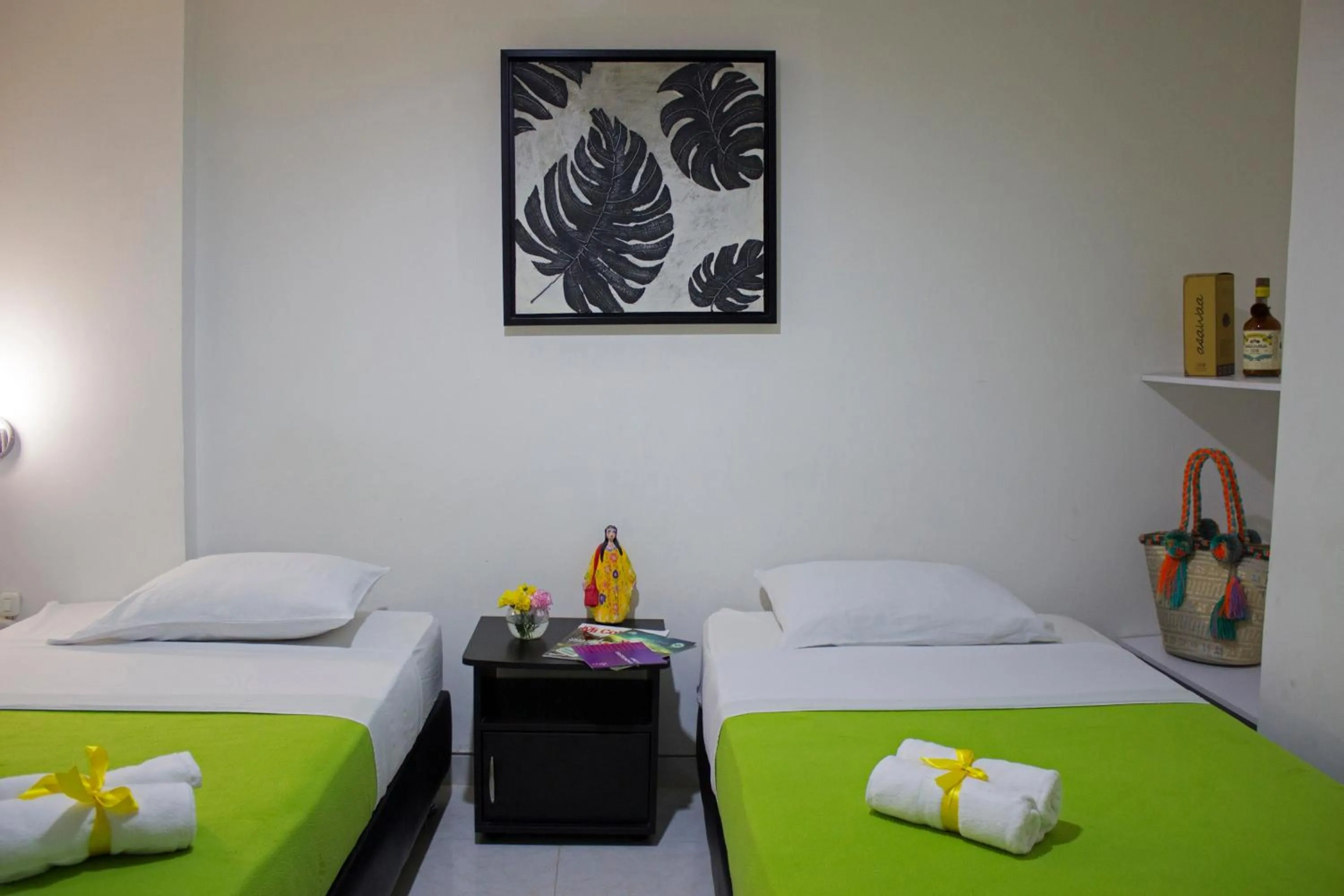 Bed in Hotel Plaza Roma