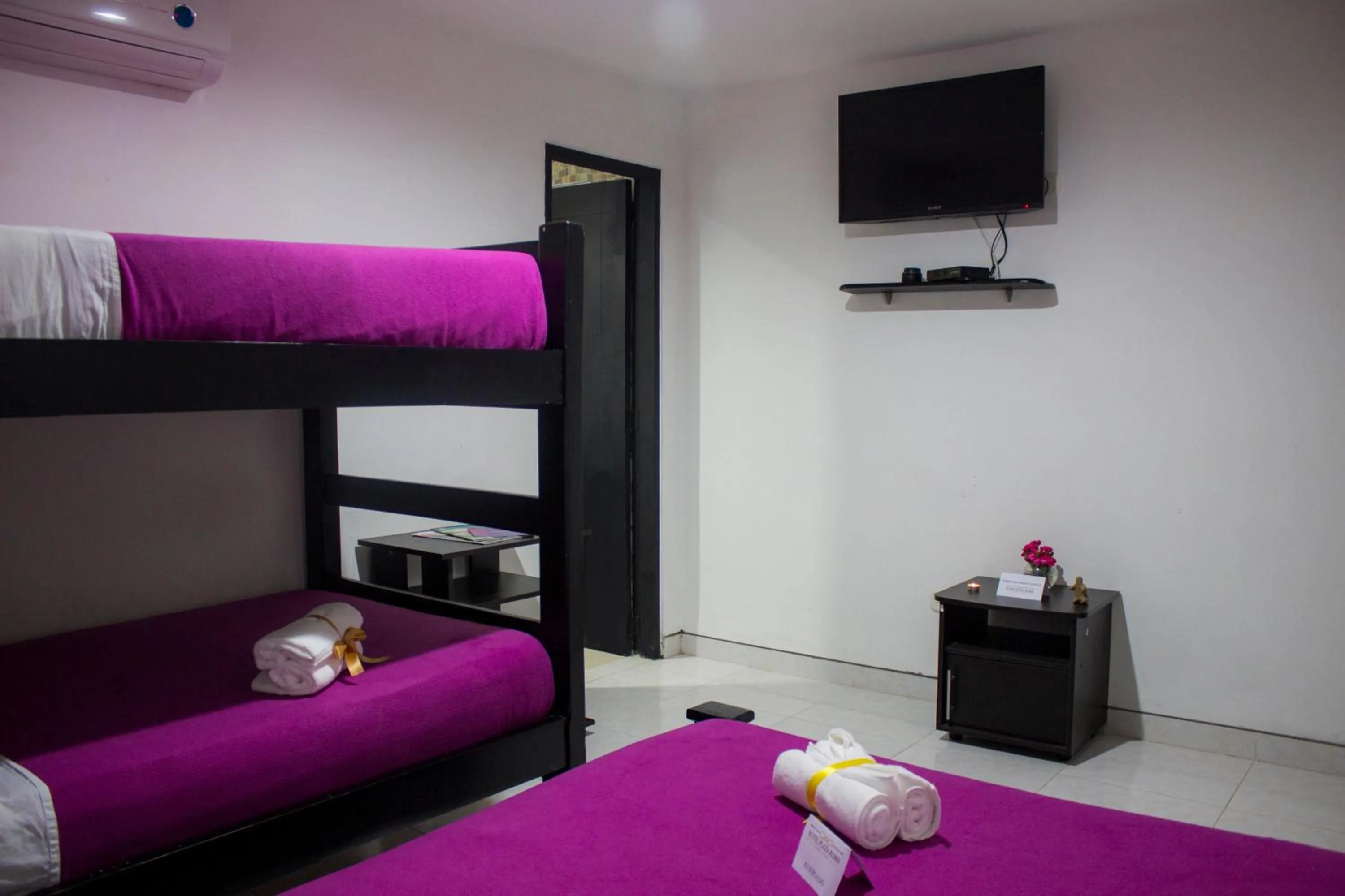 Bed in Hotel Plaza Roma