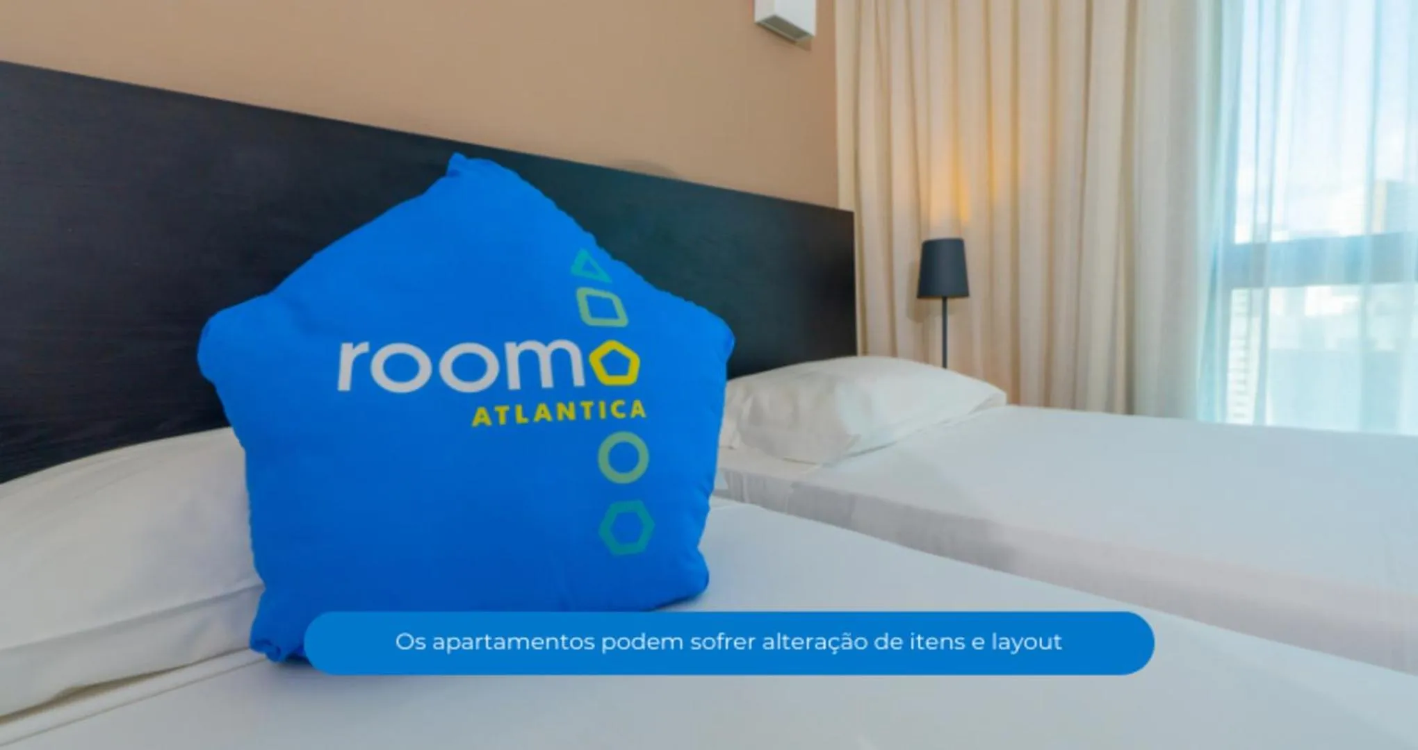 Logo/Certificate/Sign, Bed in Roomo Praia de Boa Viagem Residencial