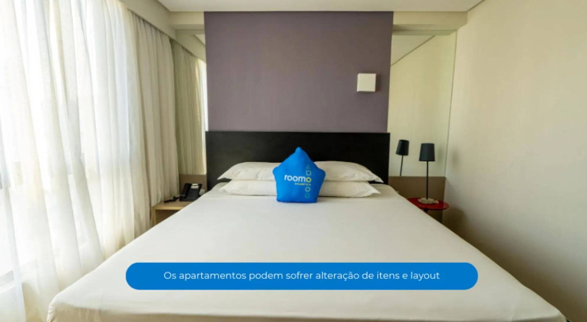 Bed in Roomo Praia de Boa Viagem Residencial