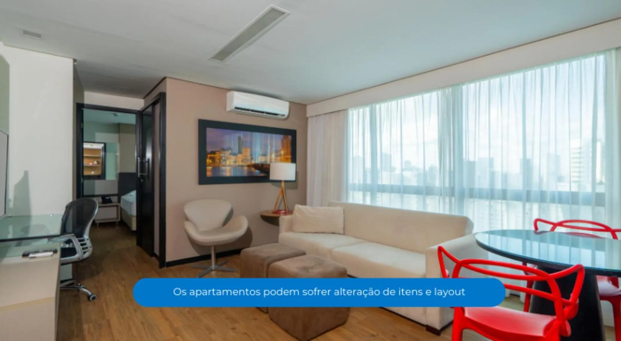 Living room in Roomo Praia de Boa Viagem Residencial