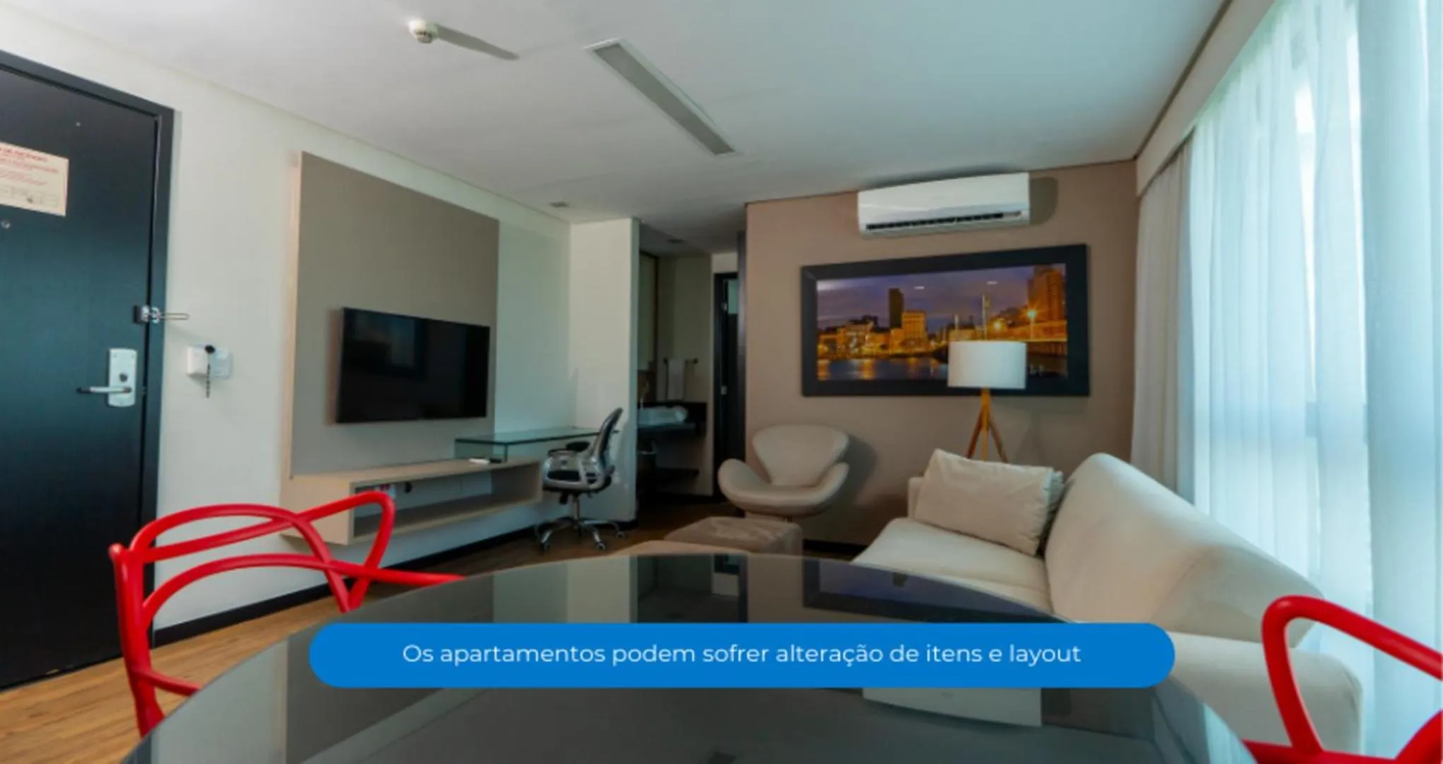 Living room in Roomo Praia de Boa Viagem Residencial