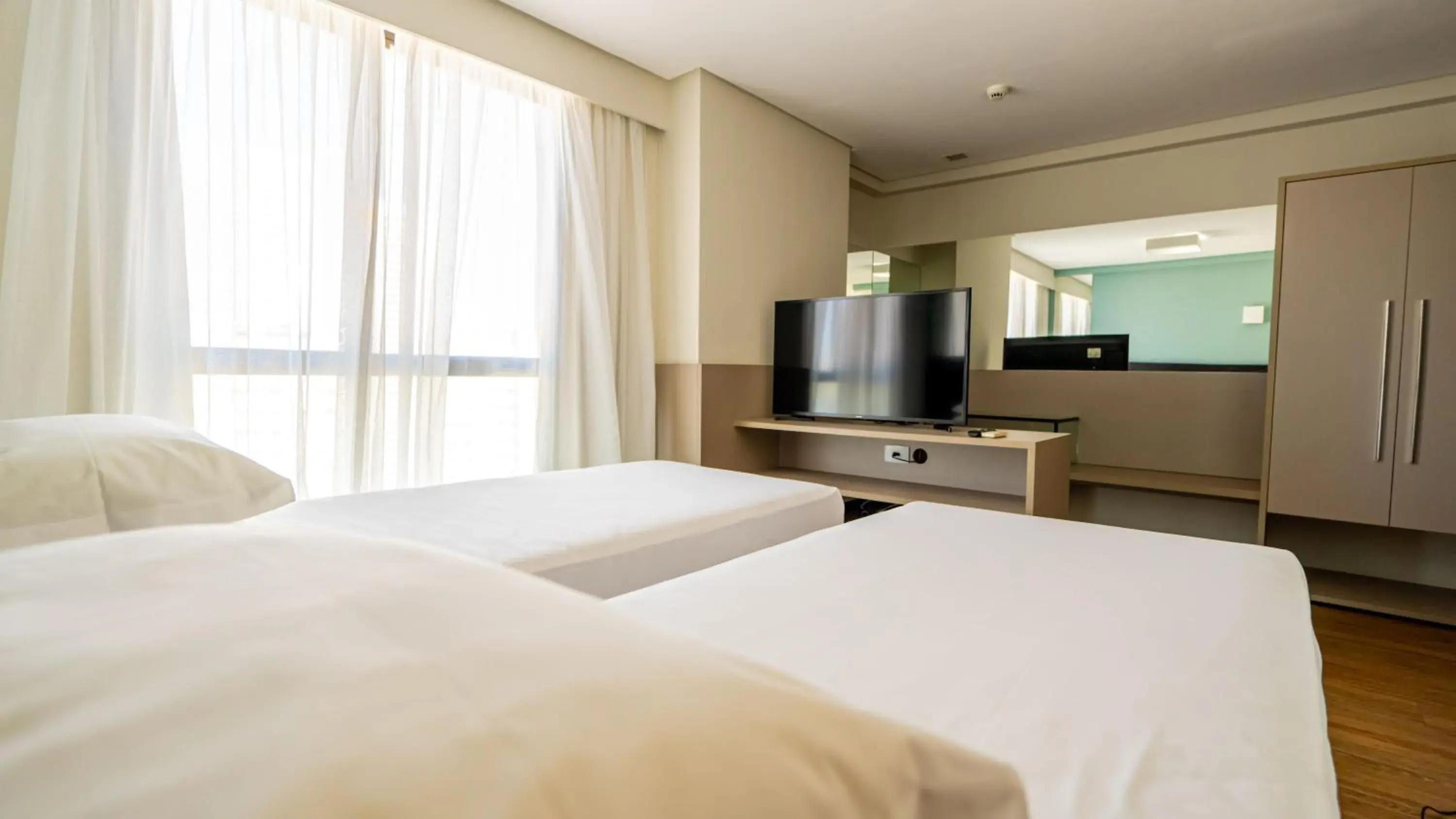 City view, Bed in Roomo Transamerica Recife Boa Viagem City view, Bed in Roomo Transamerica Recife Boa Viagem