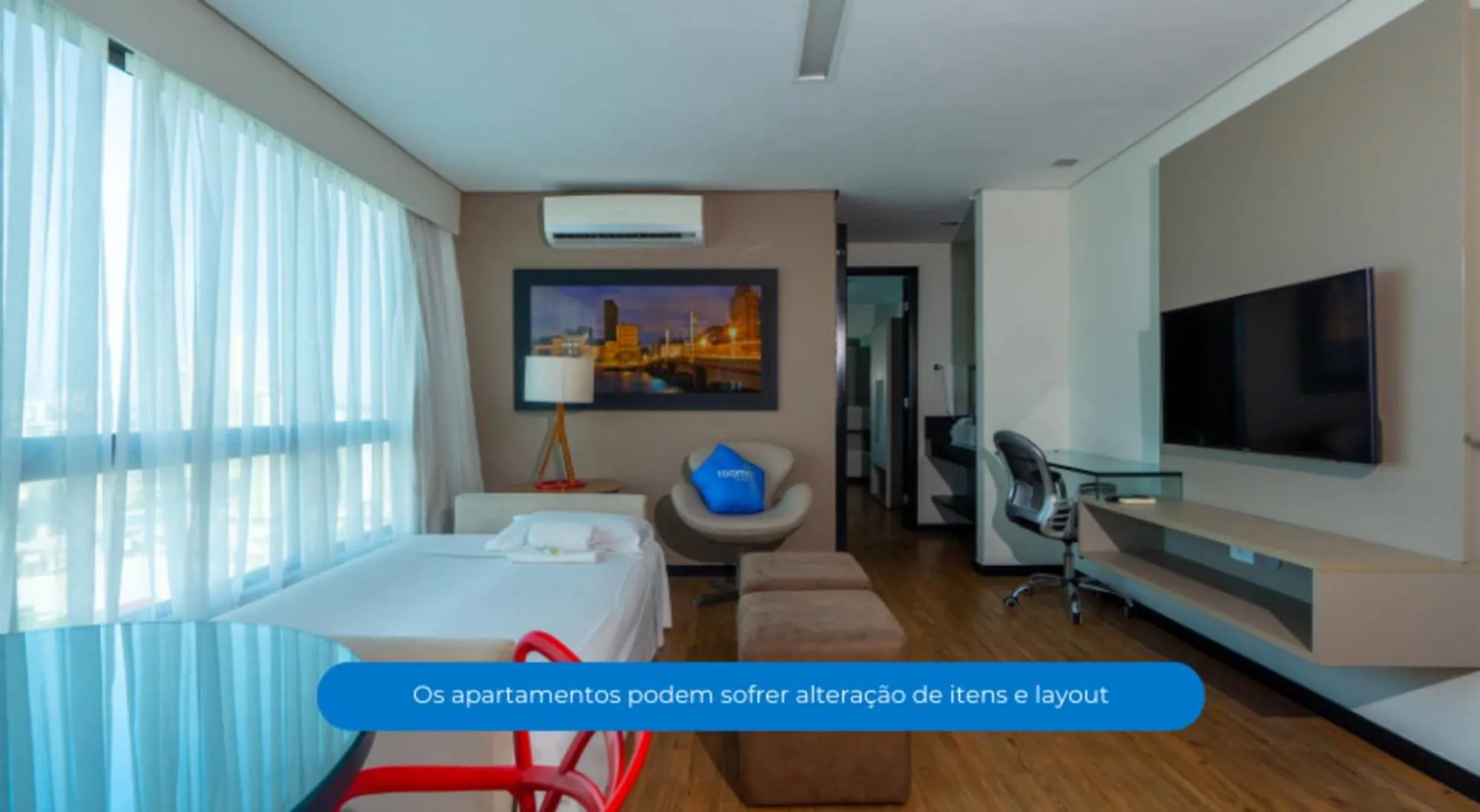 Living room in Roomo Praia de Boa Viagem Residencial