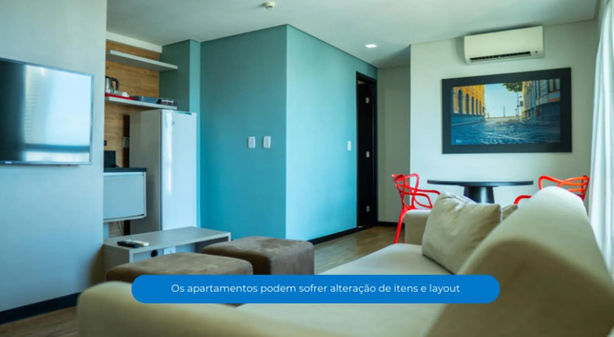 Living room in Roomo Praia de Boa Viagem Residencial