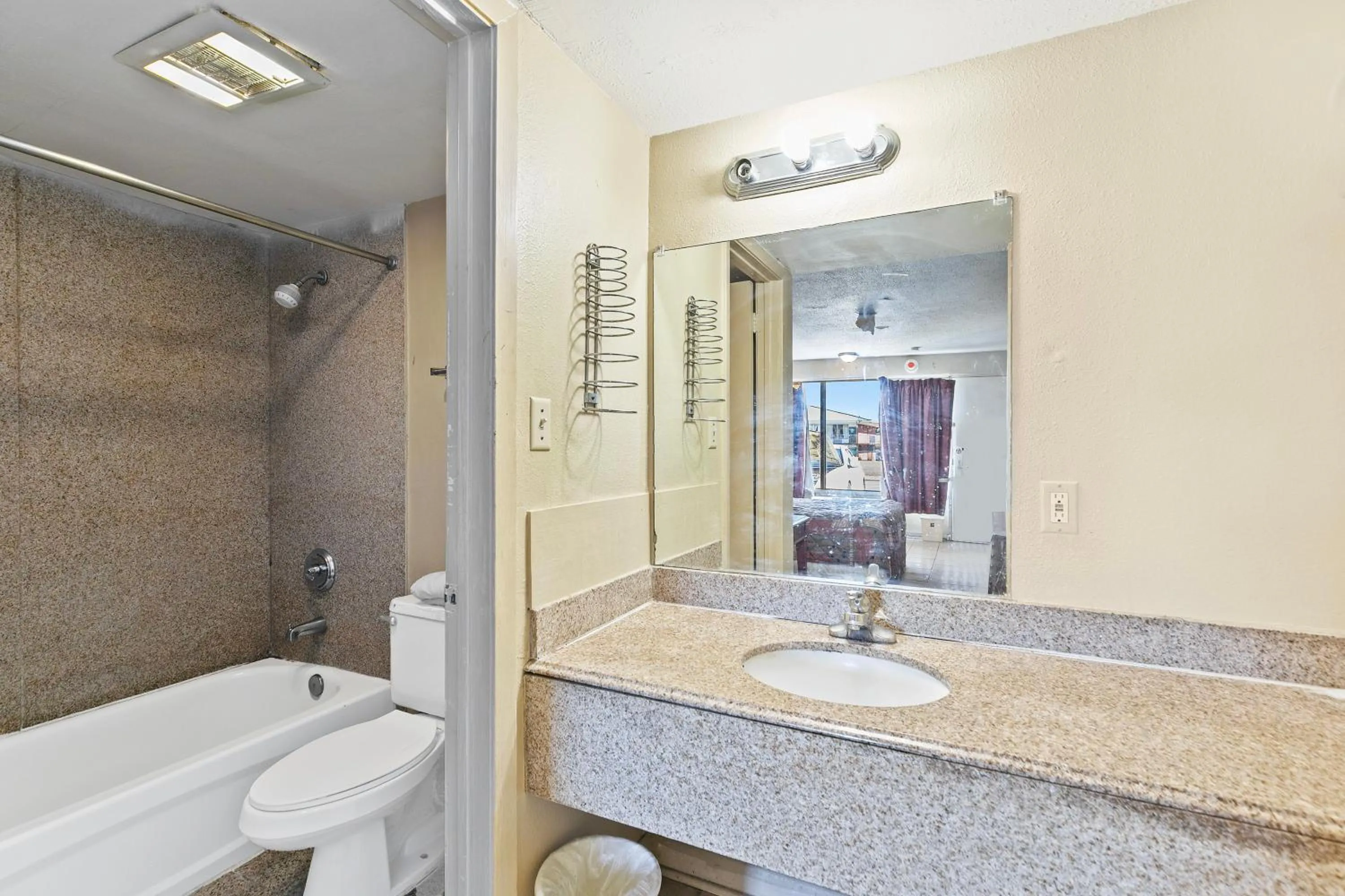 Bathroom in Luxury Inn By Hotel O Hattiesburg M S