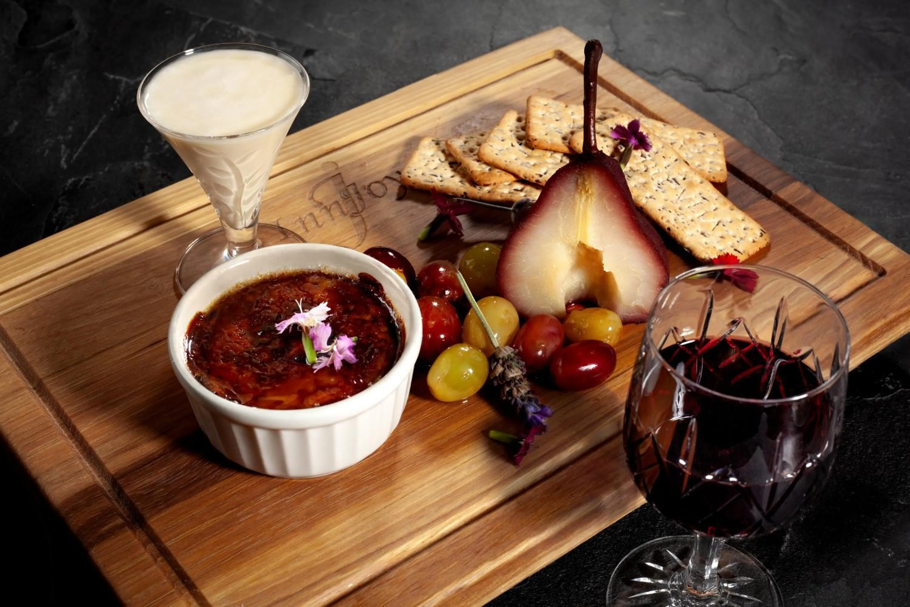 Food close-up in InnJoy Boutique Hotel