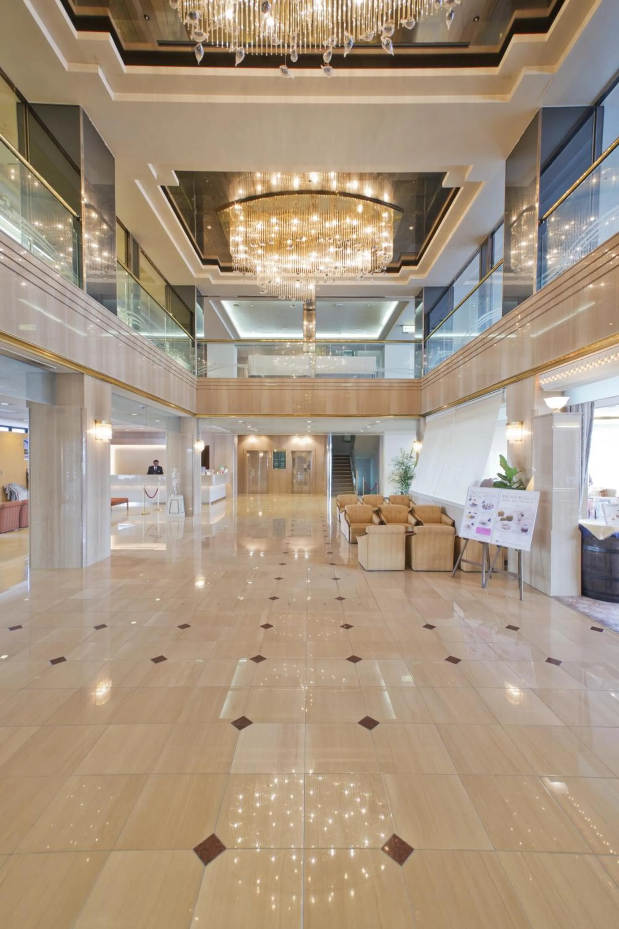Lobby or reception in Shimonoseki Grand Hotel