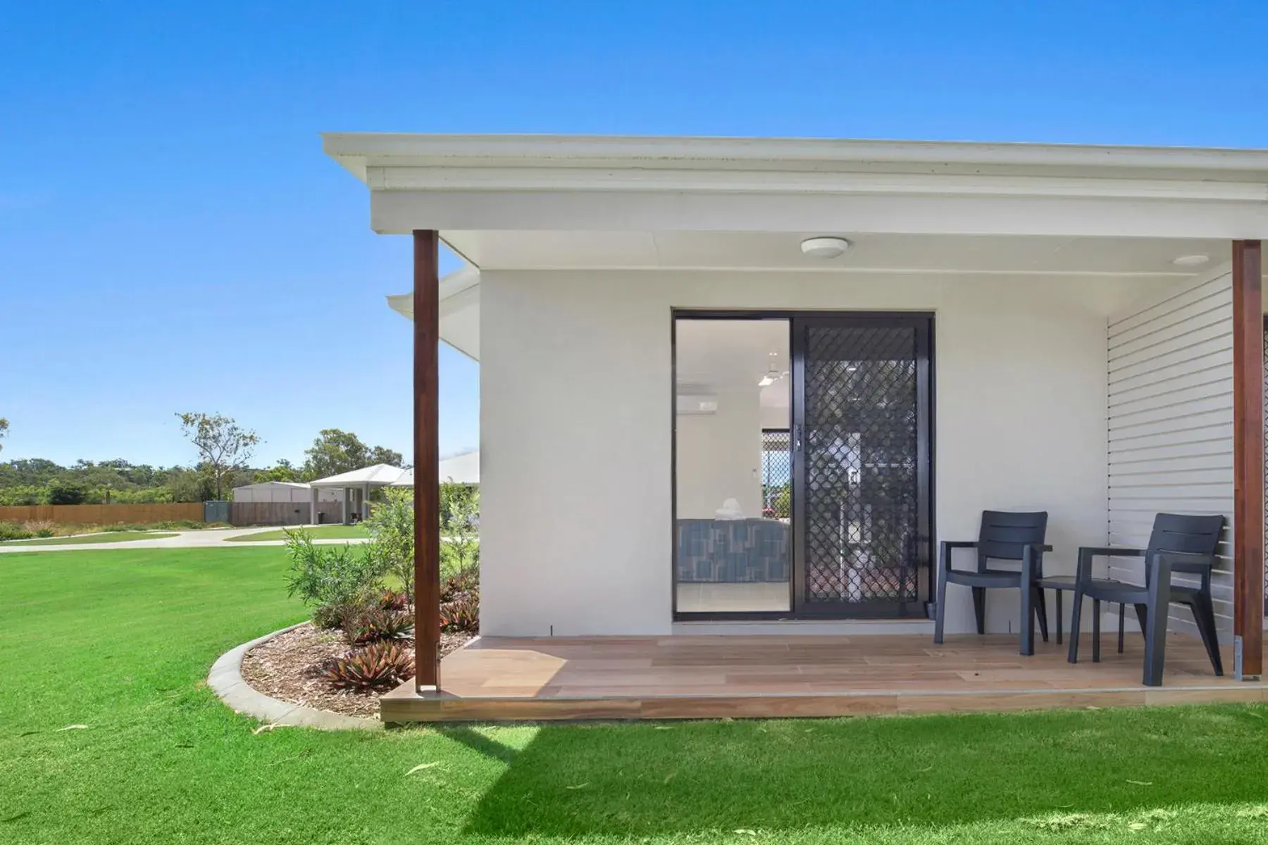 Garden view in Casa Nostra Motel Garden view in Casa Nostra Motel