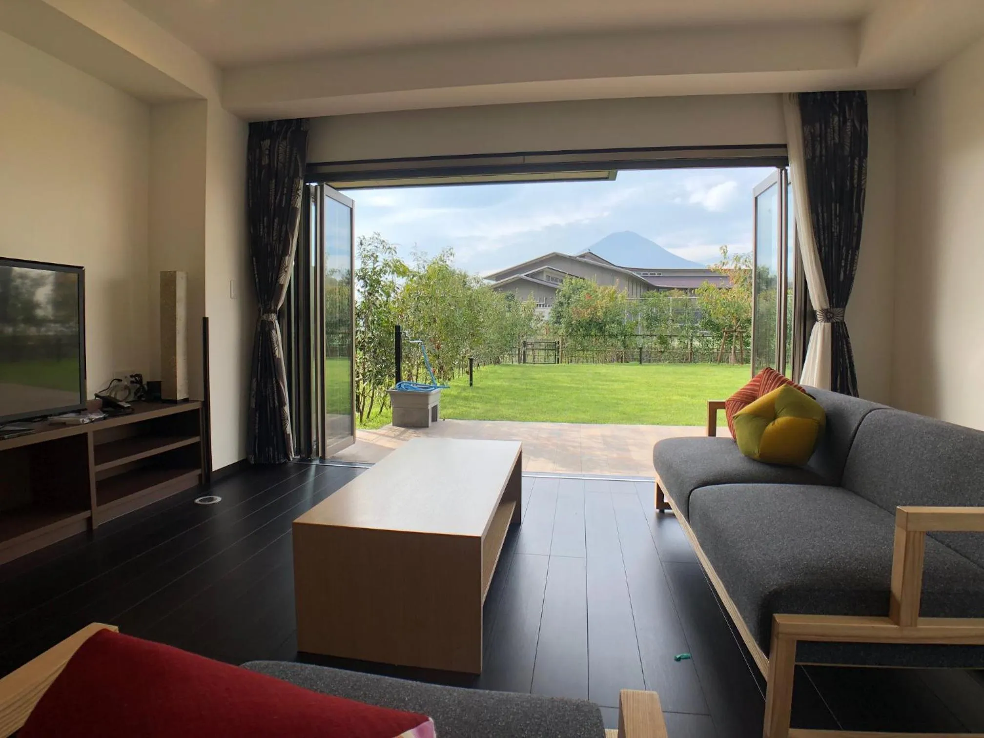 Living room in Kawaguchiko Urban Resort Villa