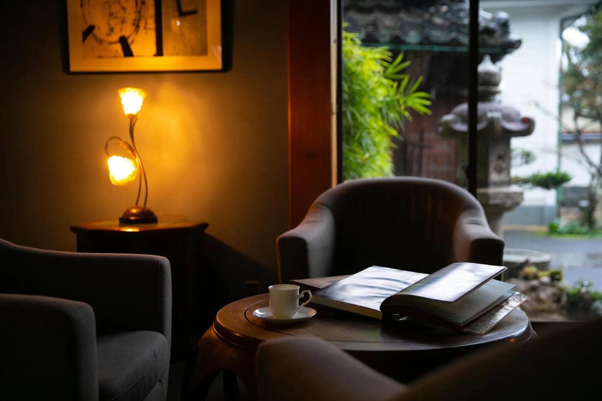 Lobby or reception in Ryokan Wataya