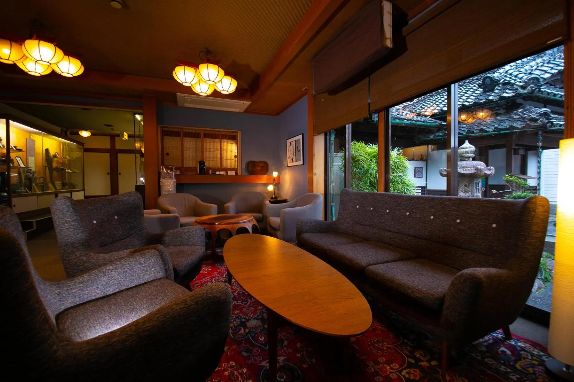 Lobby or reception in Ryokan Wataya