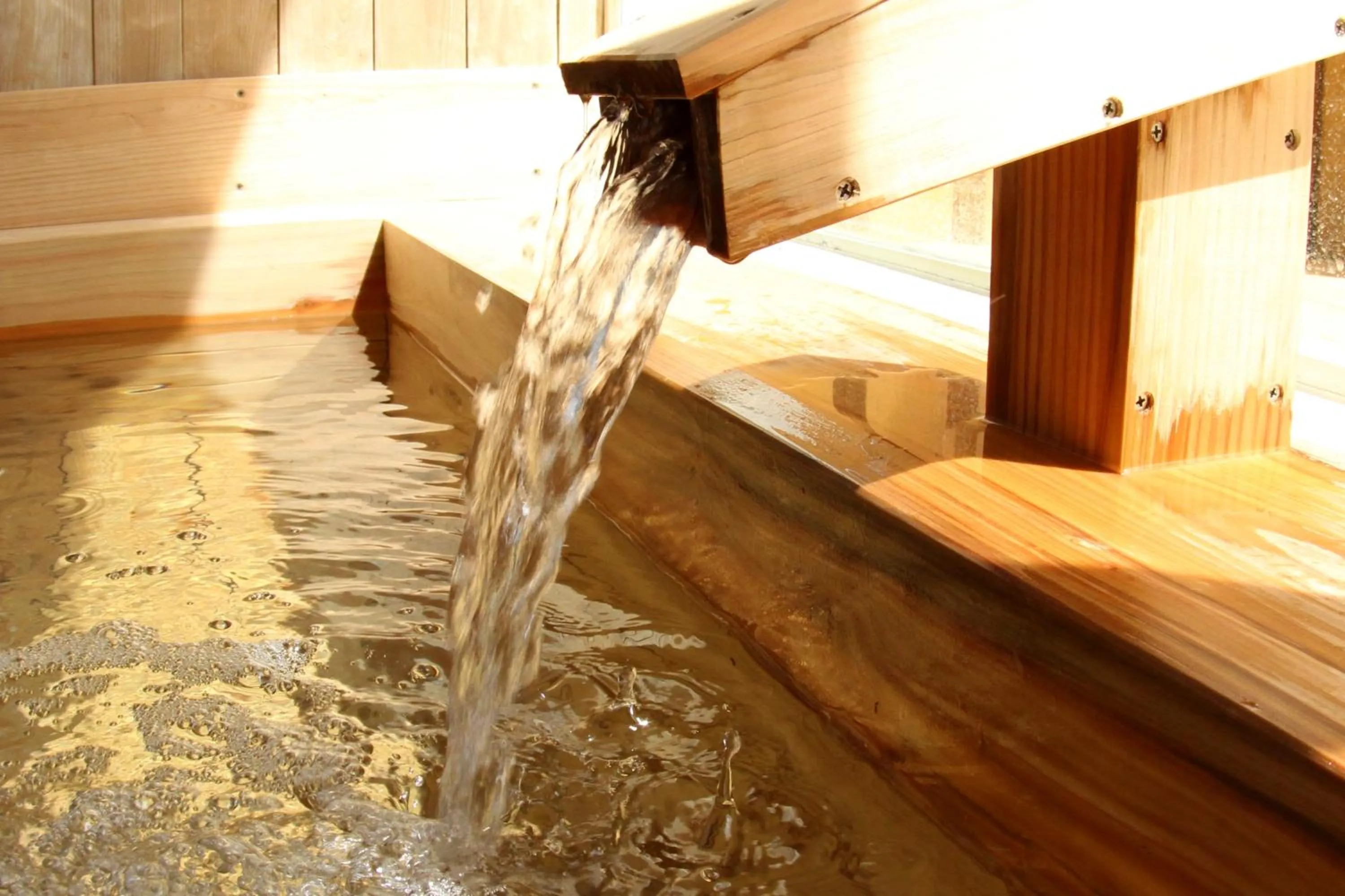 Hot Spring Bath in Ryokan Wataya