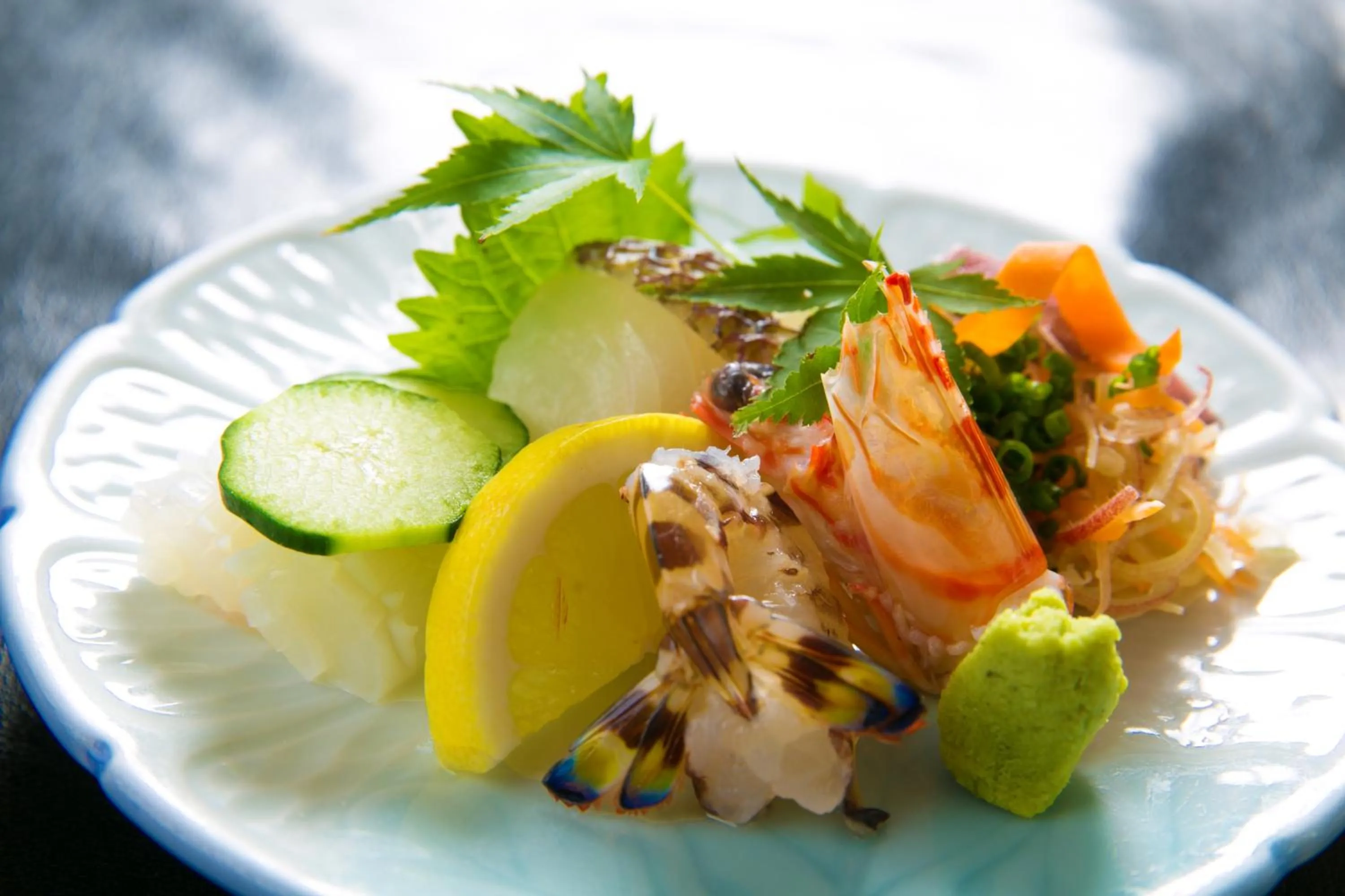 Food close-up in Ryokan Wataya