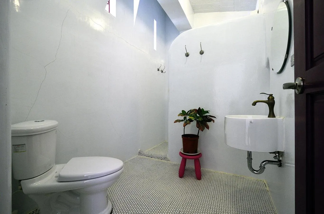 Toilet in Sunny Room