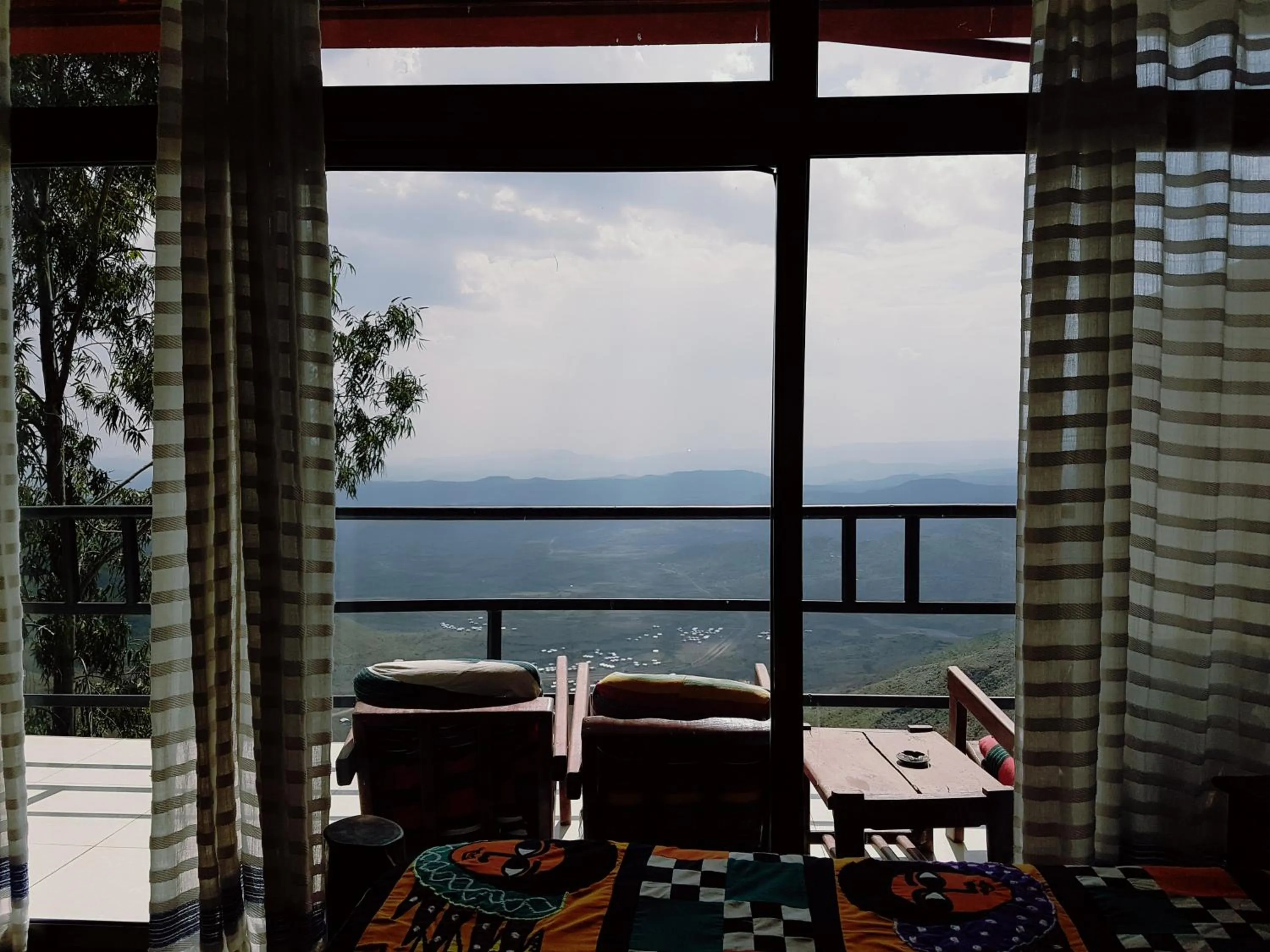 Landmark view in Top Twelve Hotel - Lalibela