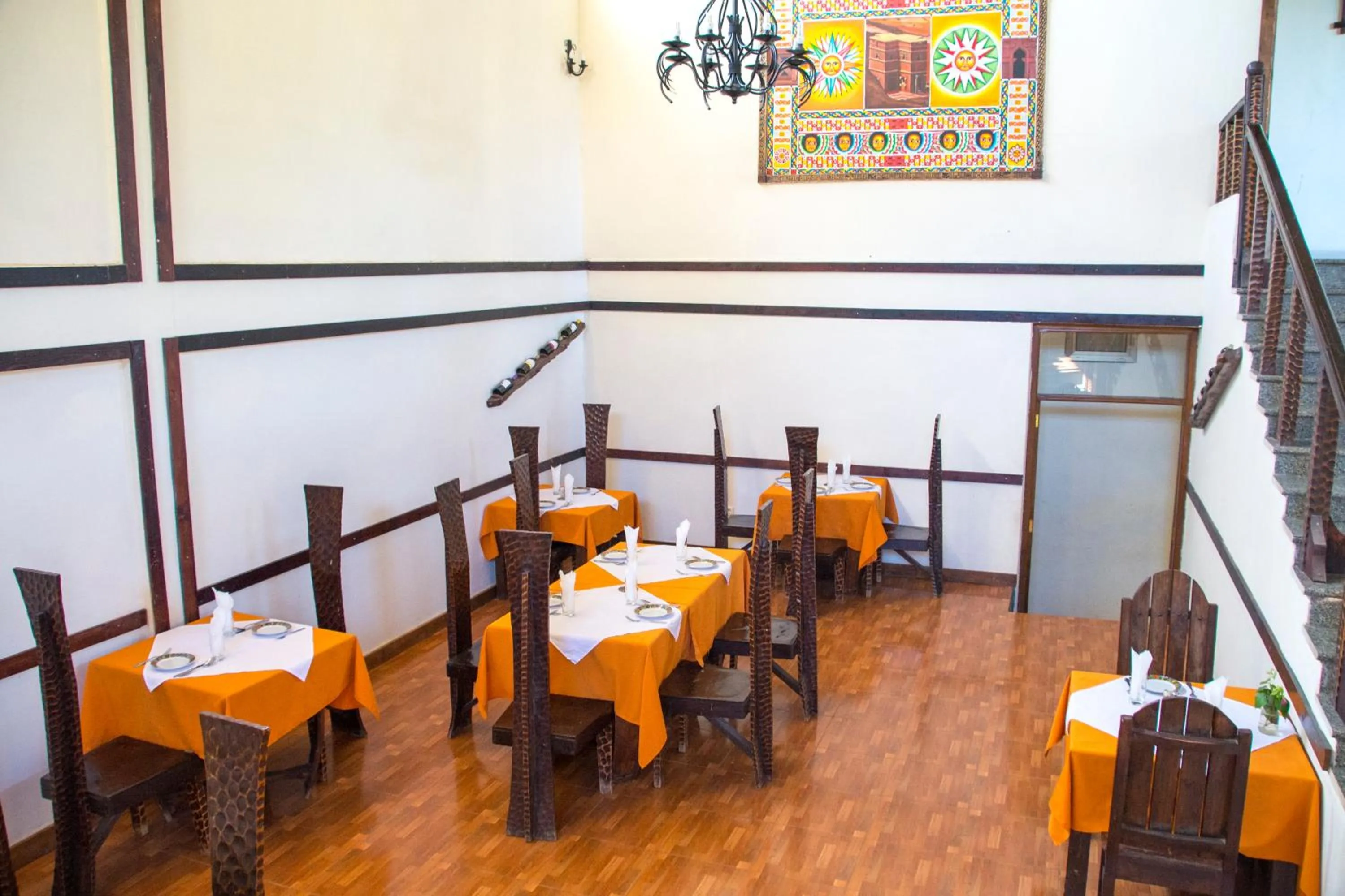 Dining area in Top Twelve Hotel - Lalibela