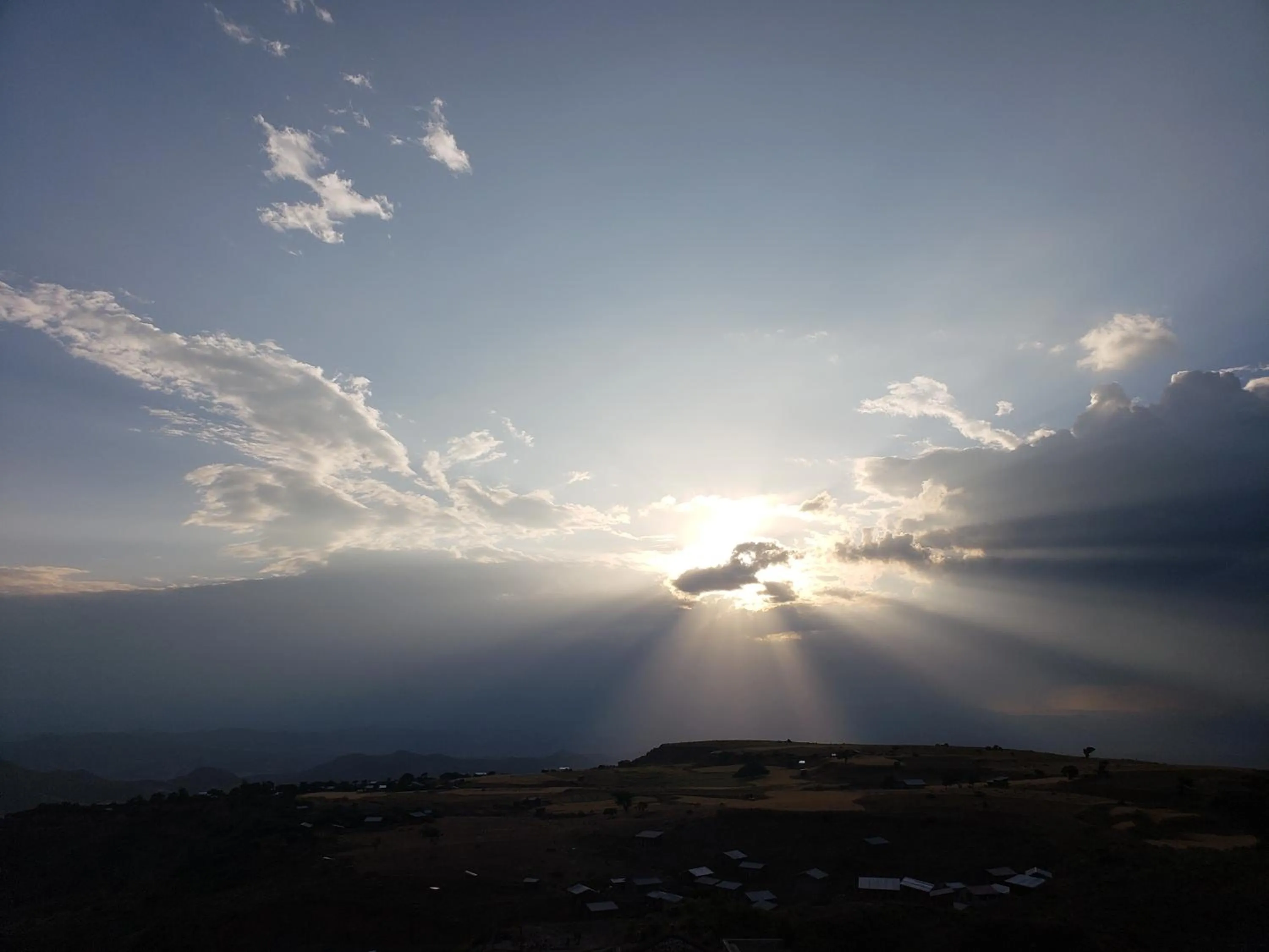 Mountain view in Top Twelve Hotel - Lalibela