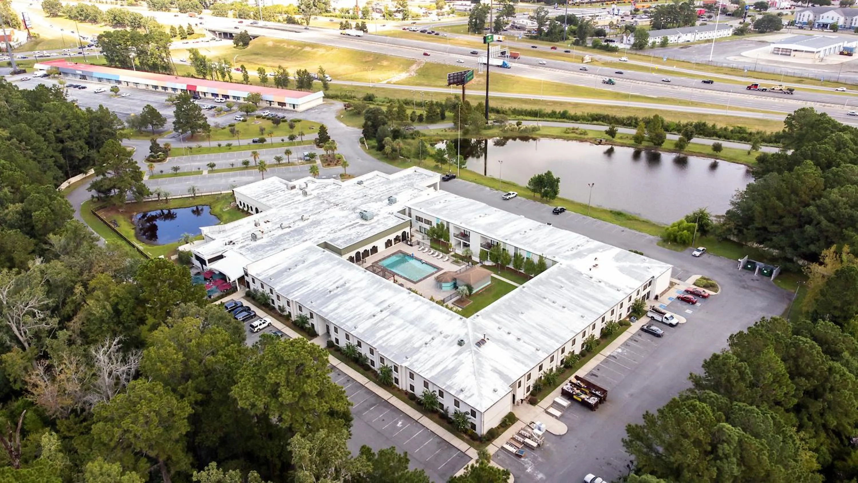 Bird's eye view in Clarks Inn Savannah Airport