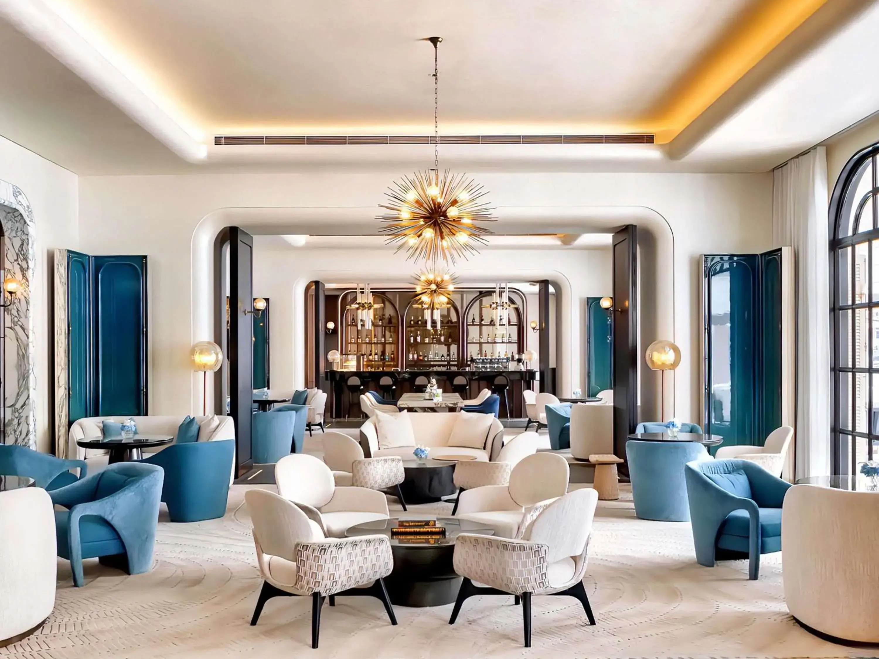 Lounge or bar in Sofitel Shanghai North Bund Lounge or bar in Sofitel Shanghai North Bund