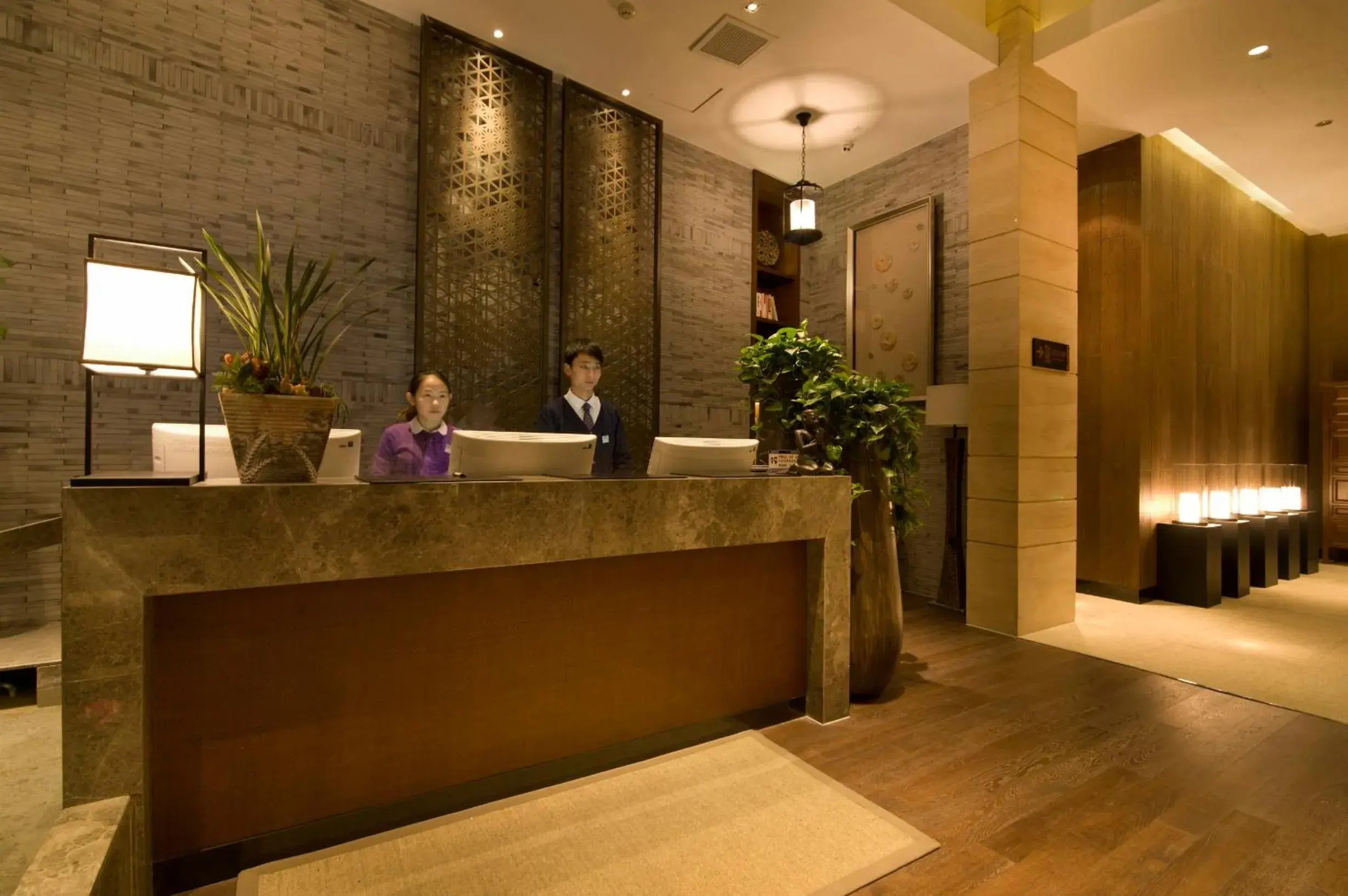 Lobby or reception in SSAW Boutique Hotel Hangzhou Wildwind Lobby or reception in SSAW Boutique Hotel Hangzhou Wildwind