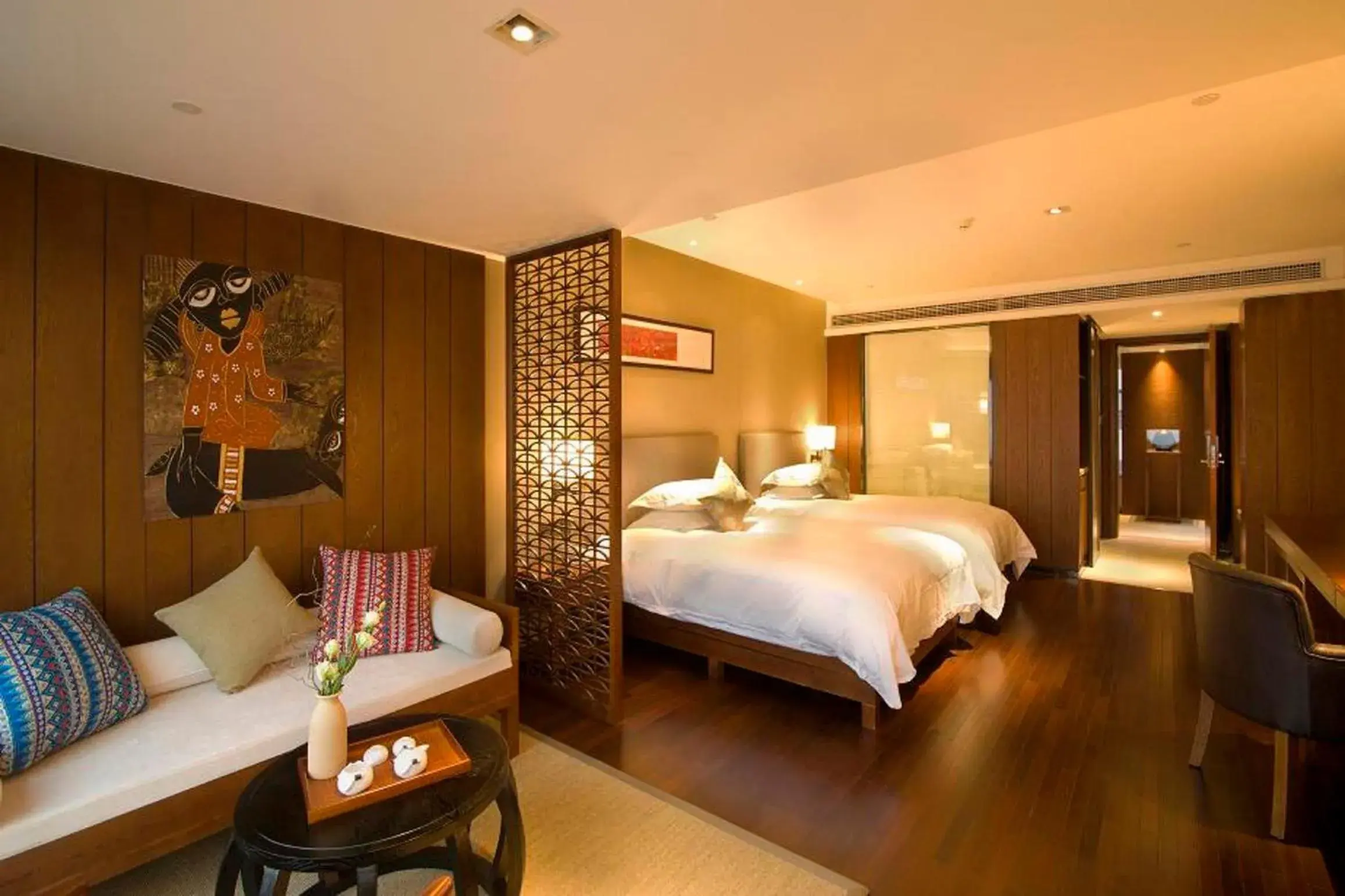 Bed in SSAW Boutique Hotel Hangzhou Wildwind Bed in SSAW Boutique Hotel Hangzhou Wildwind