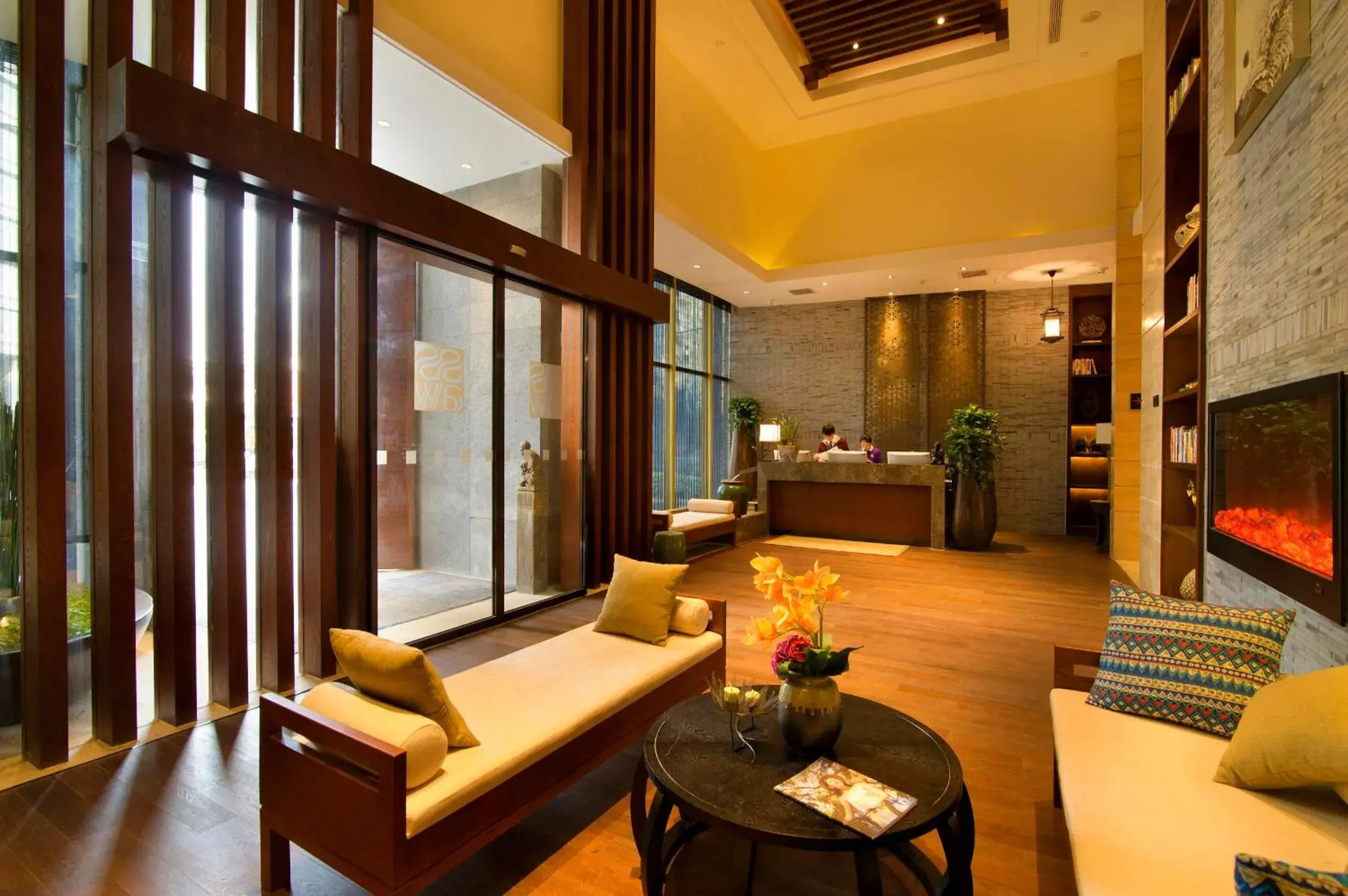 Lobby or reception in SSAW Boutique Hotel Hangzhou Wildwind Lobby or reception in SSAW Boutique Hotel Hangzhou Wildwind