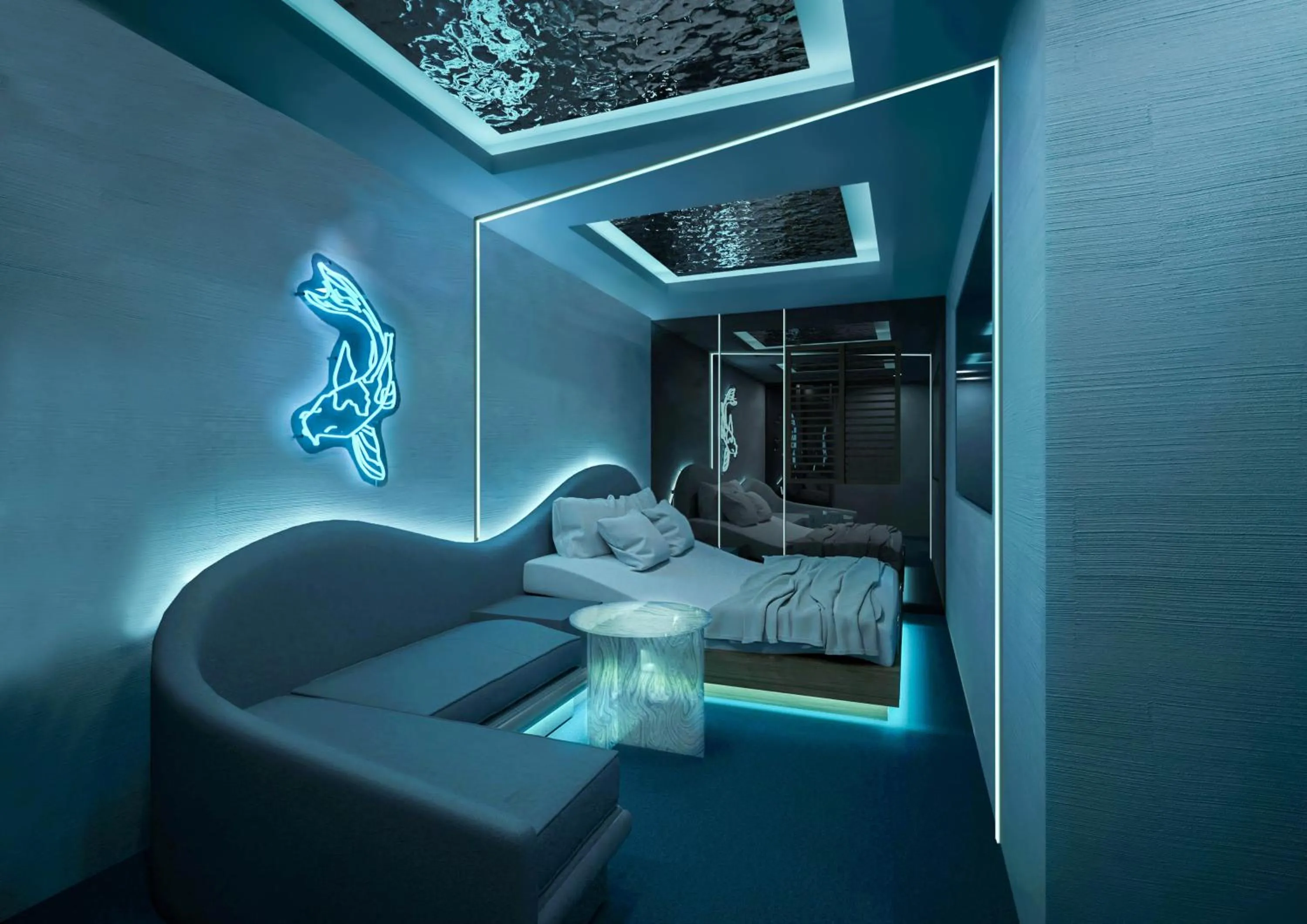 Bed in Design Hotel W Zip Club