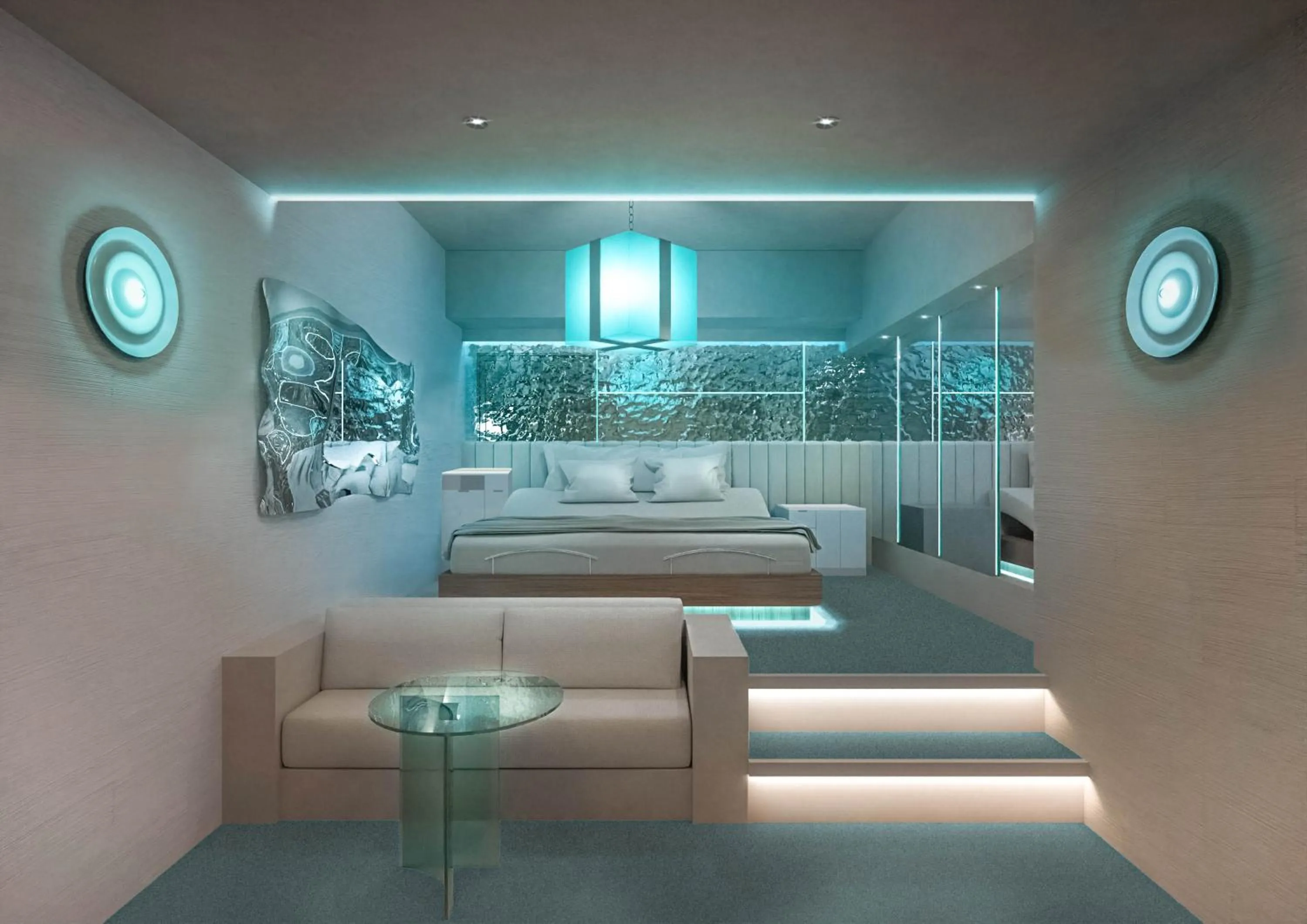 Bed in Design Hotel W Zip Club