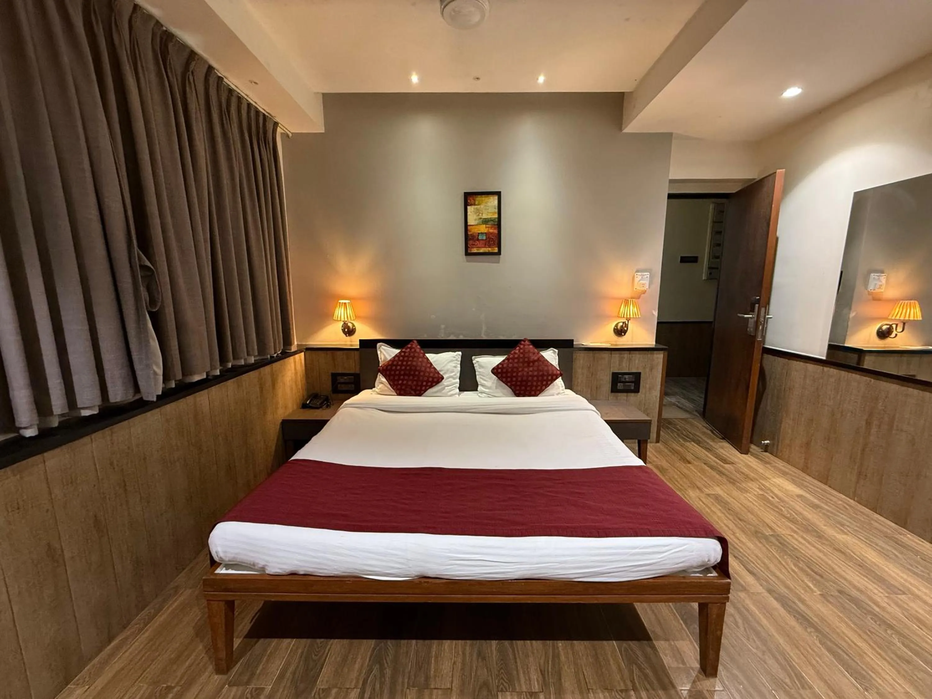 Bed in Hotel Beach Garden