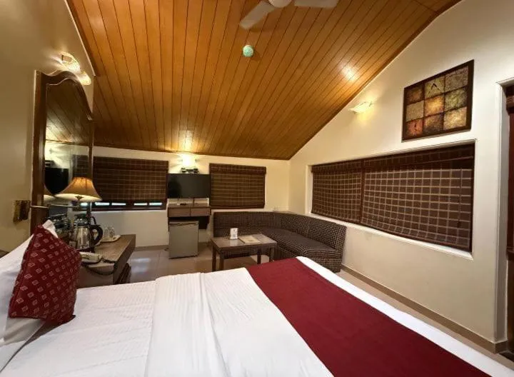 Bed in Hotel Beach Garden