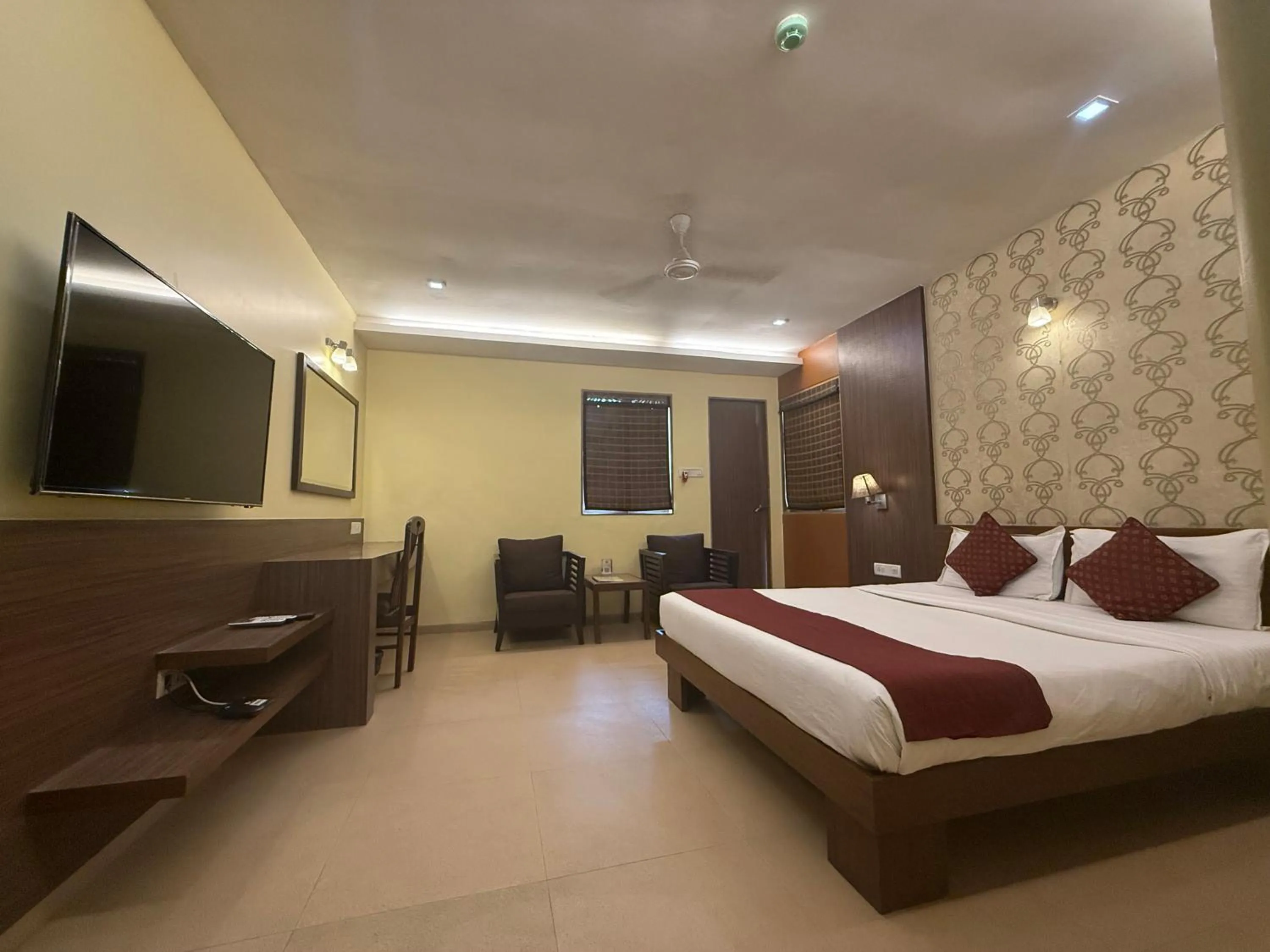 Bed in Hotel Beach Garden