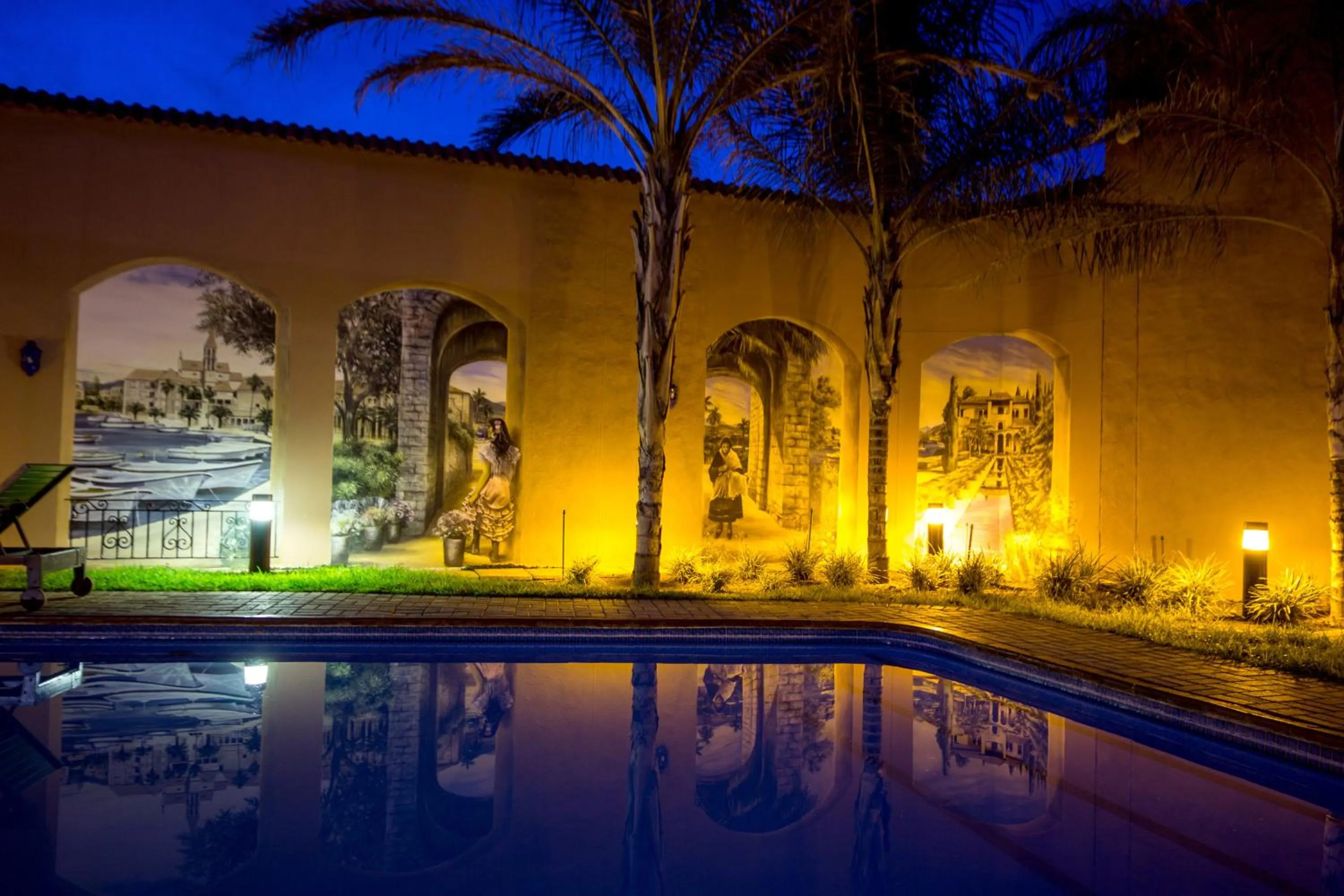 Night in Desert Palace Hotel