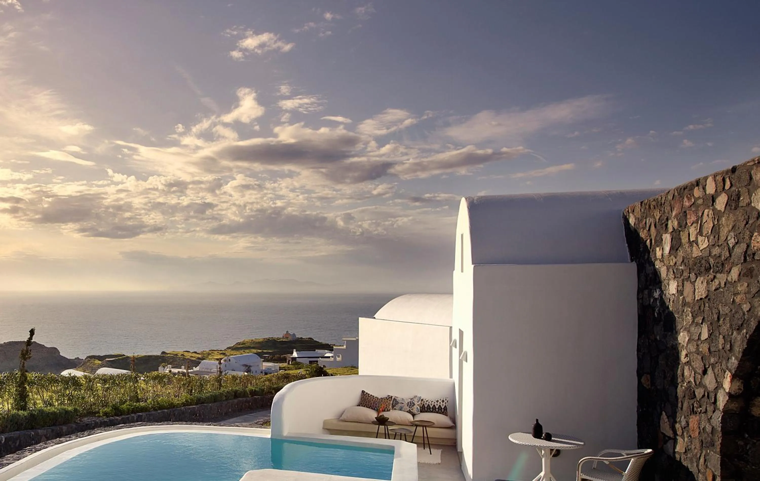 Sea view in Santo Pure Oia Suites & Villas