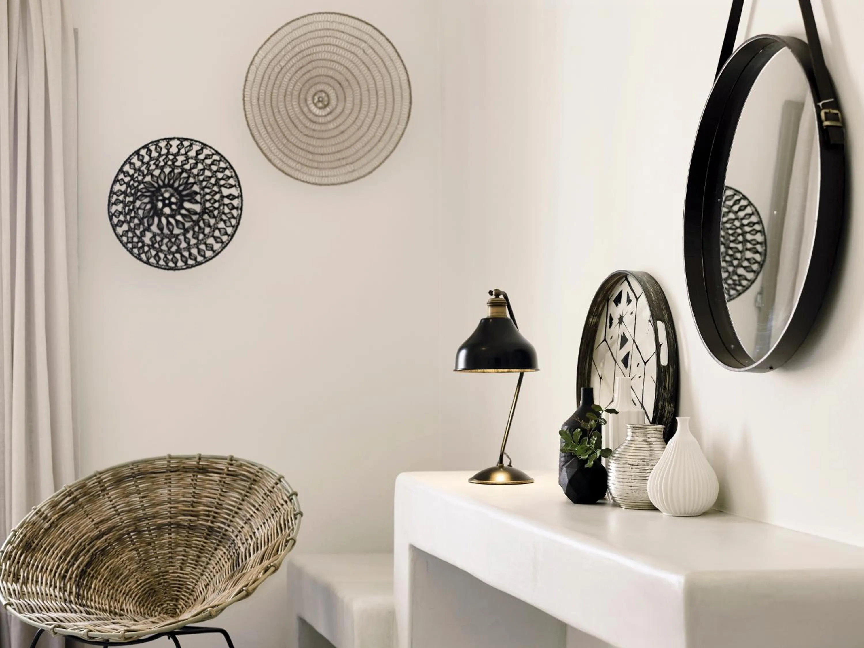 Living room in Santo Pure Oia Suites & Villas