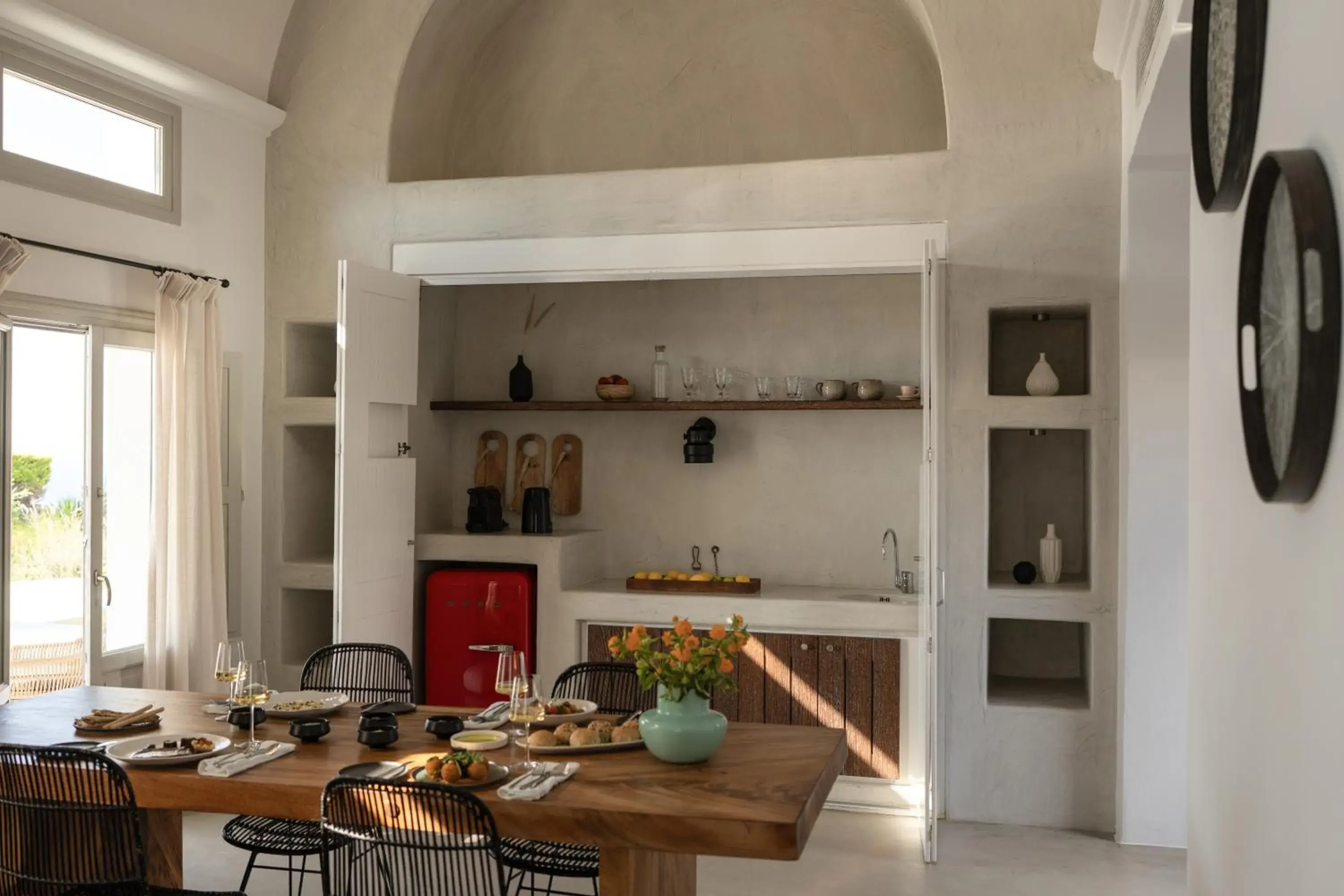 Living room in Santo Pure Oia Suites & Villas Living room in Santo Pure Oia Suites & Villas