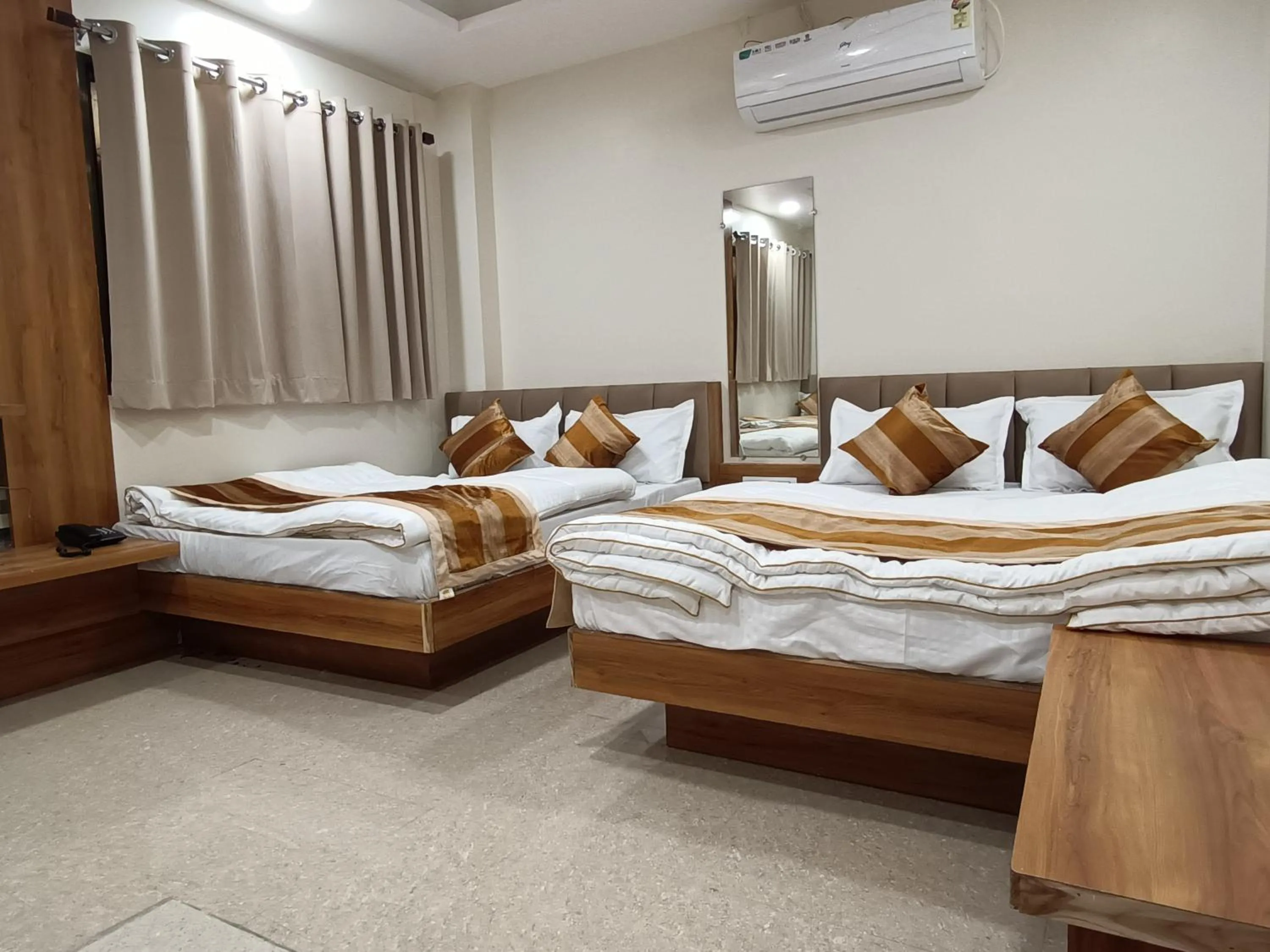 Bed in ShyamRaj Hotel